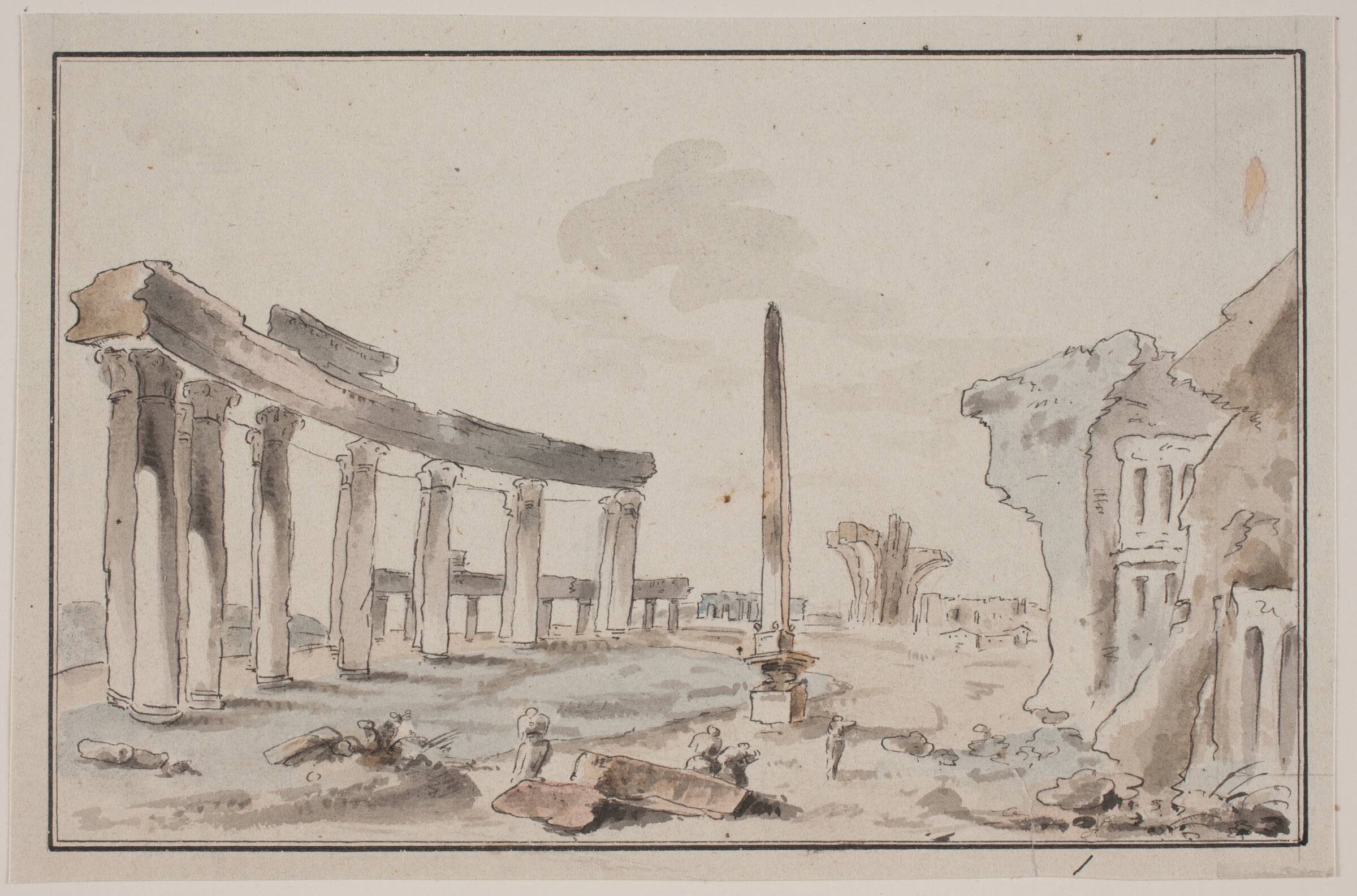 "Romersk" prospekt, Jens Petersen Lund, 1730-1793