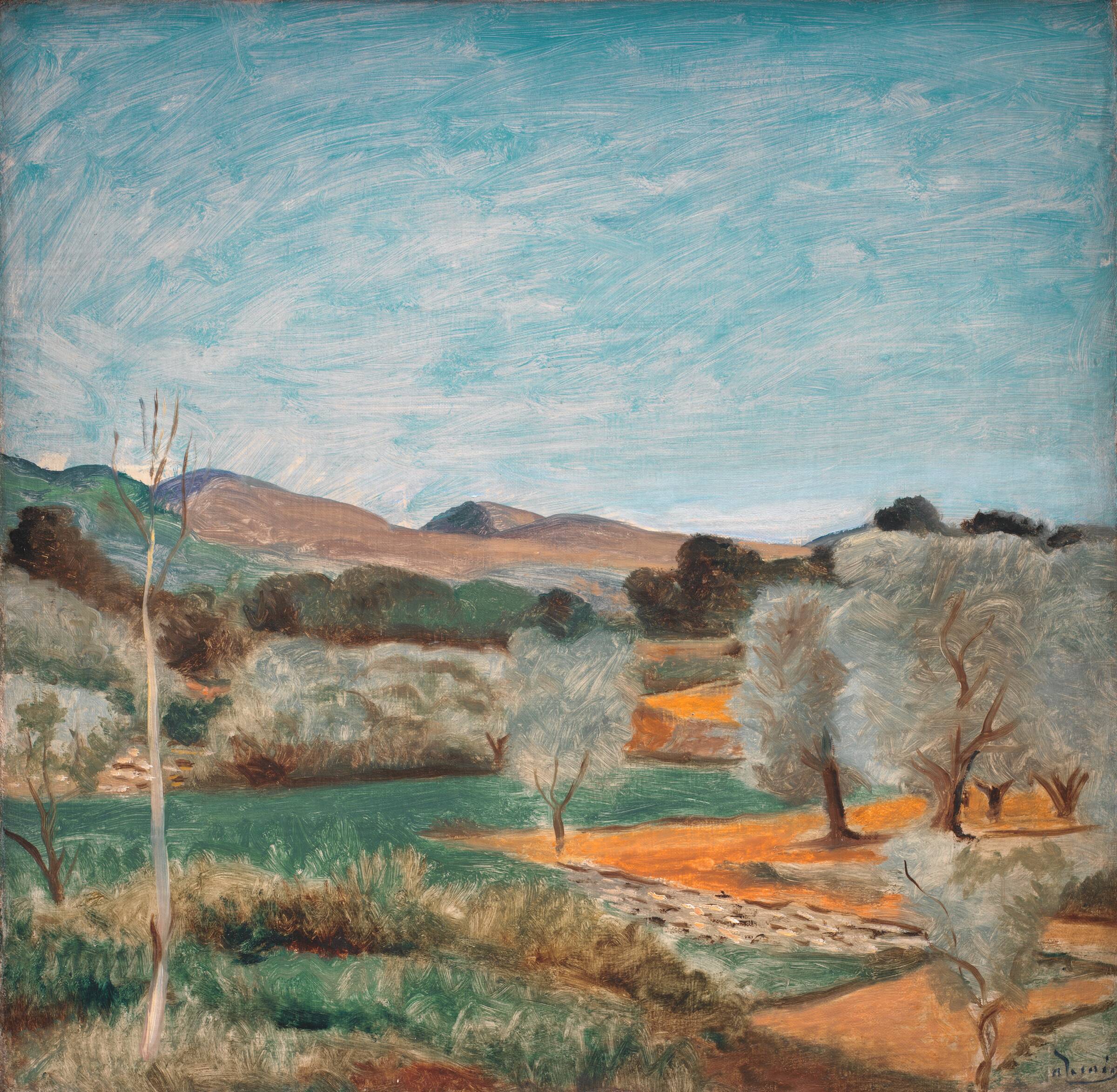 Landskab fra Sydfrankrig, André Derain, 1923