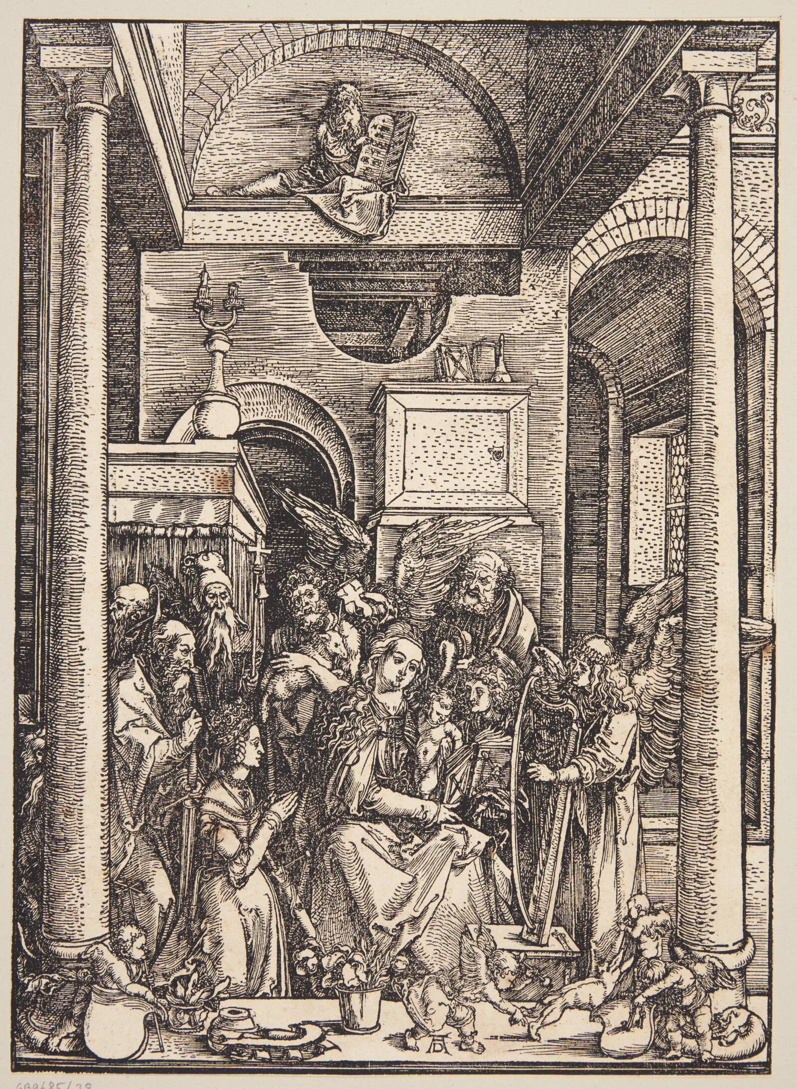 Marias forherligelse, Albrecht Dürer, 1500-1503