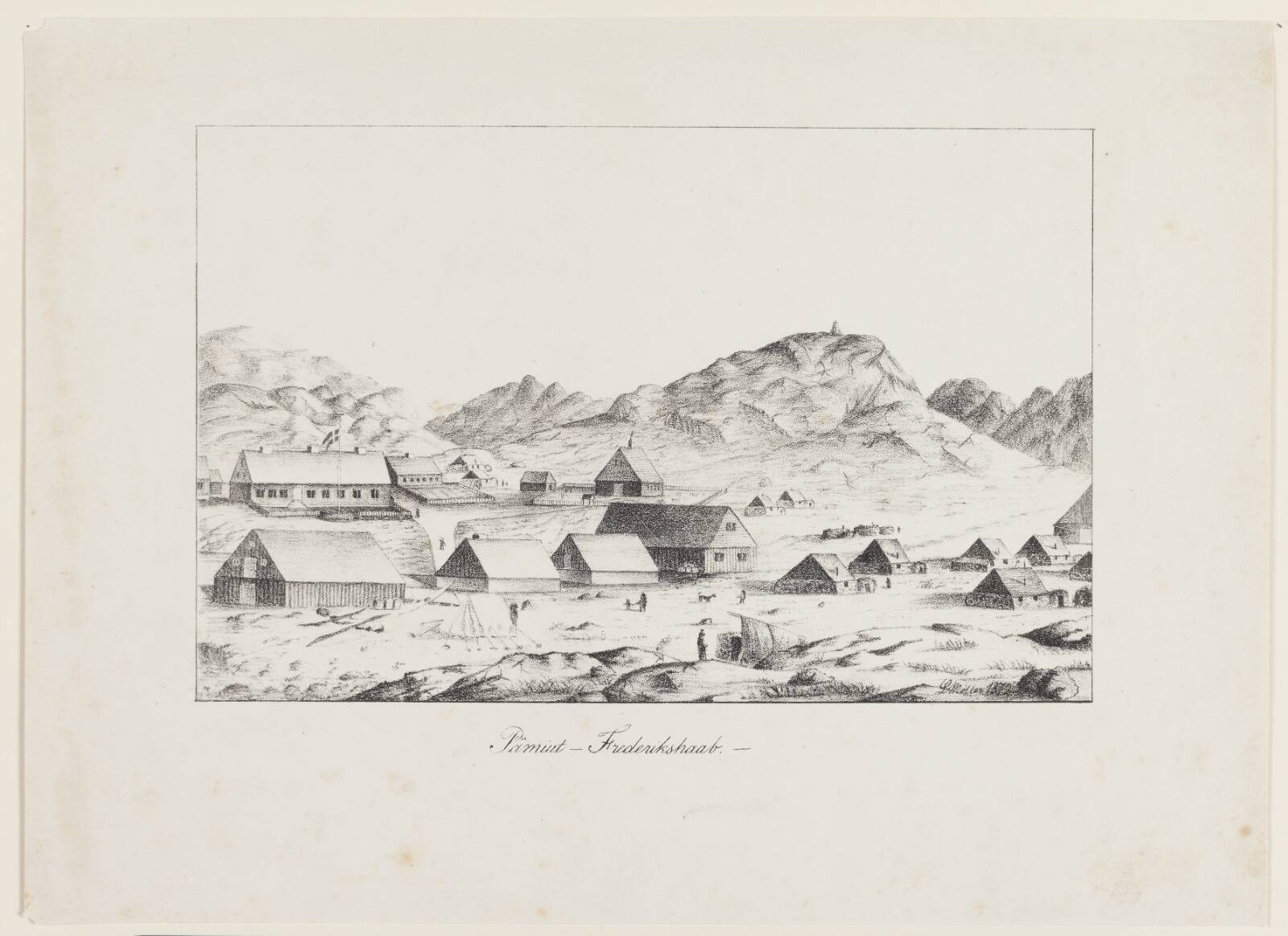"Pâmiut. Frederikshaab", Lars Møller, 1872
