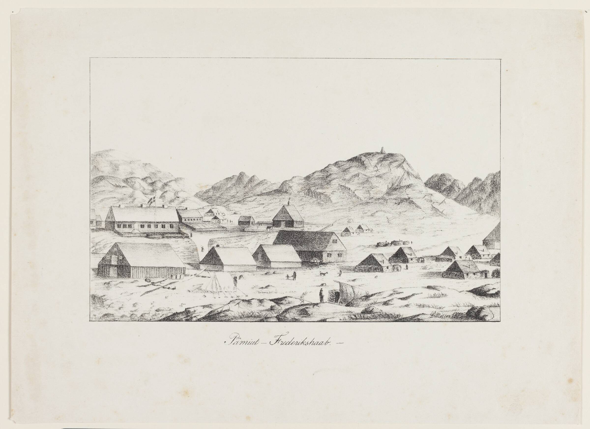 "Pâmiut. Frederikshaab", Lars Møller, 1872