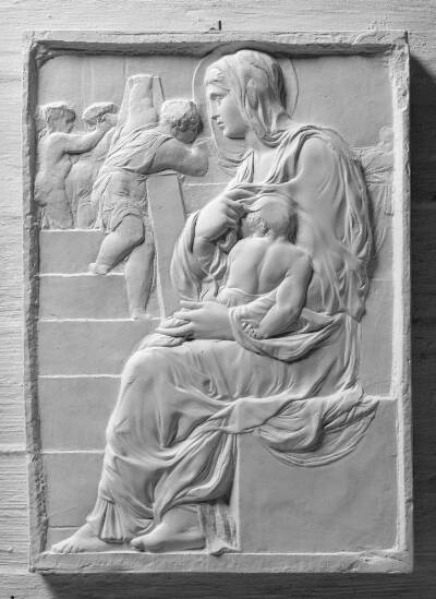 Jomfru Maria med Barnet, 'Trappe-Madonna'