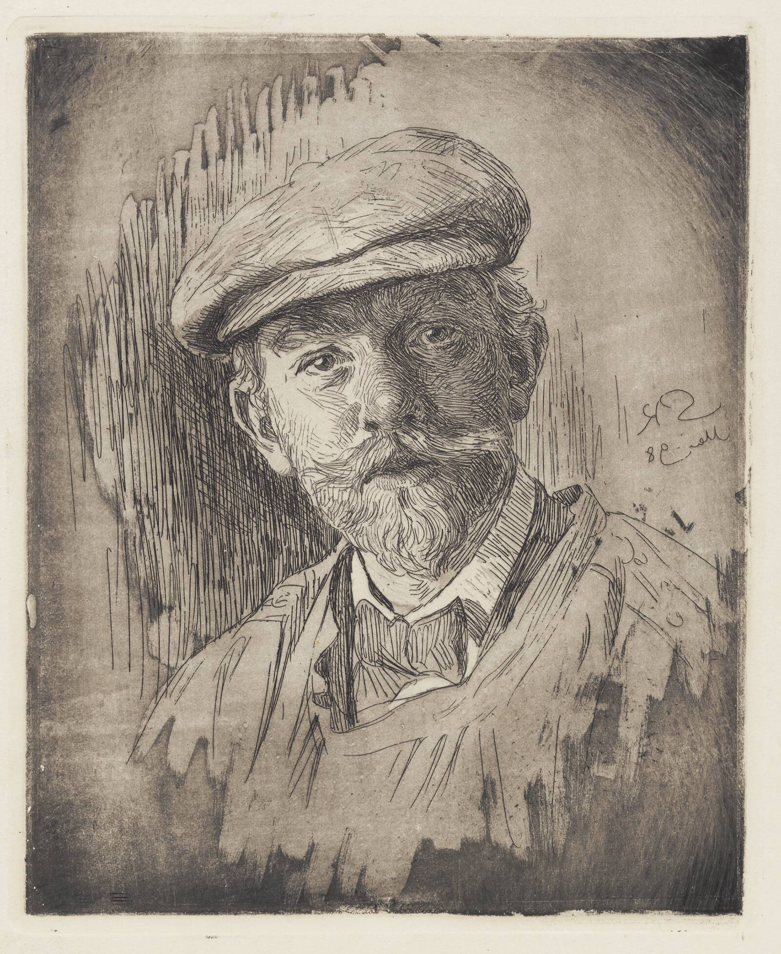 Selvportræt, P.S. Krøyer, 1898