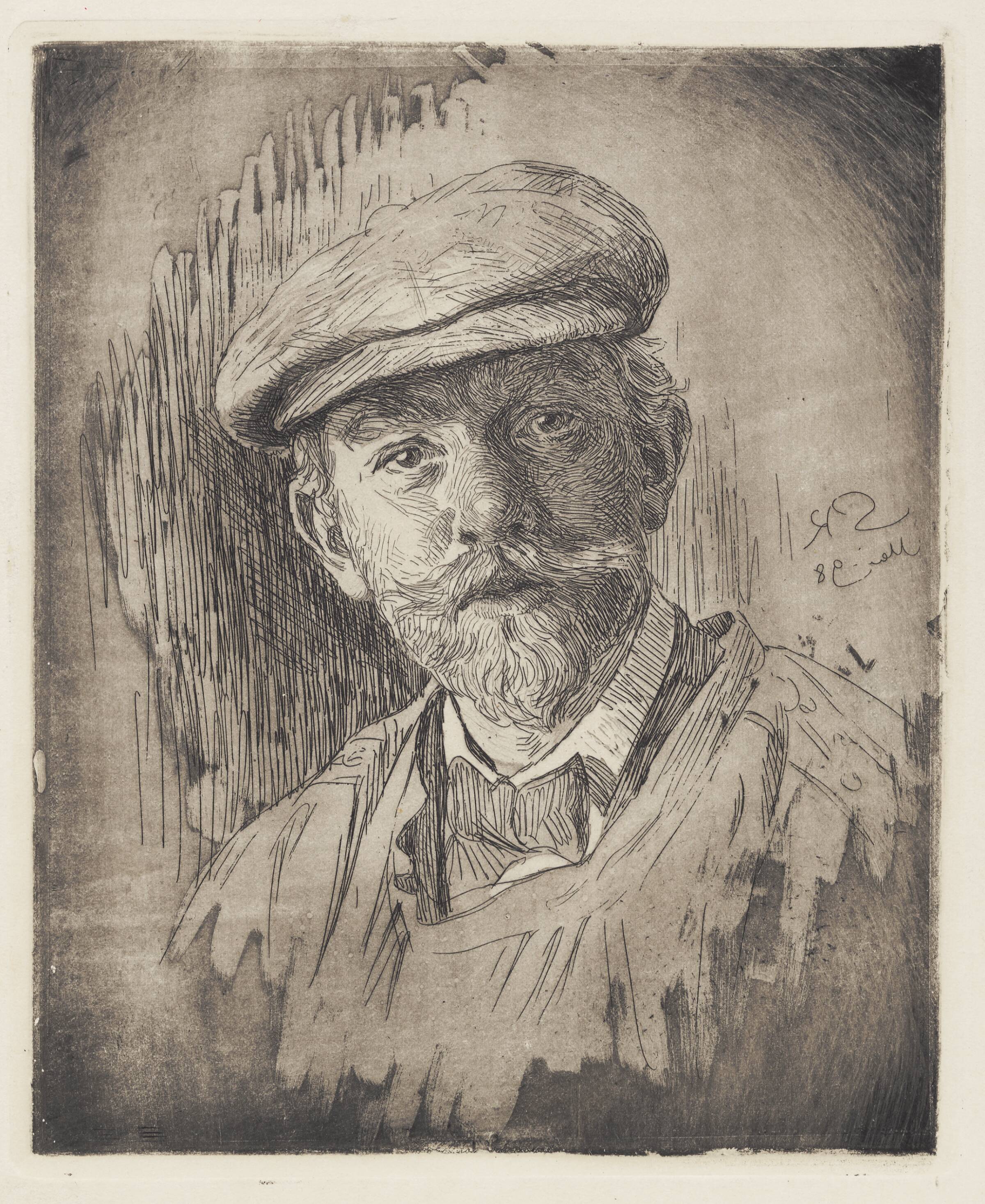 Selvportræt, P.S. Krøyer, 1898