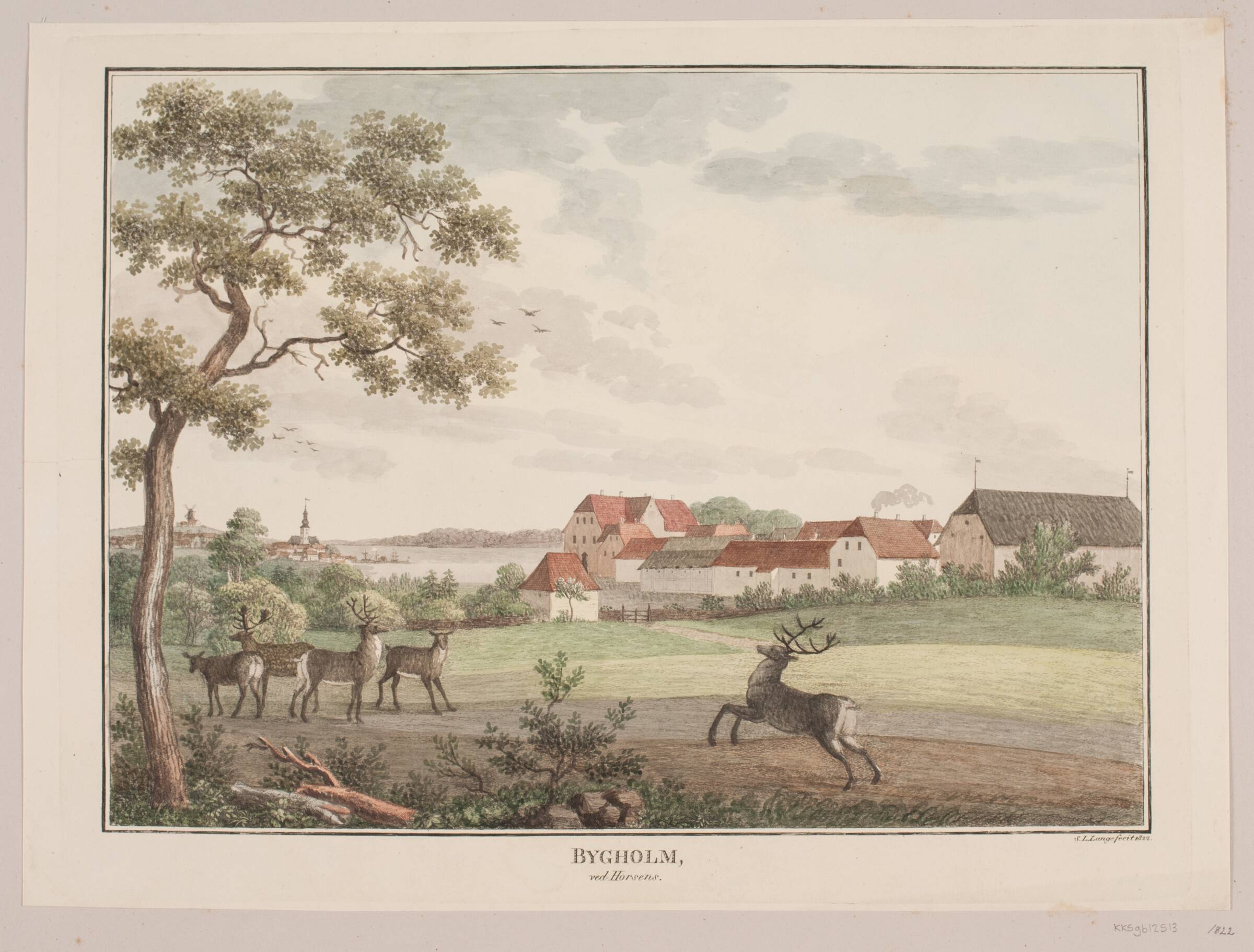 Bygholm ved Horsens, Søren L. Lange, 1822