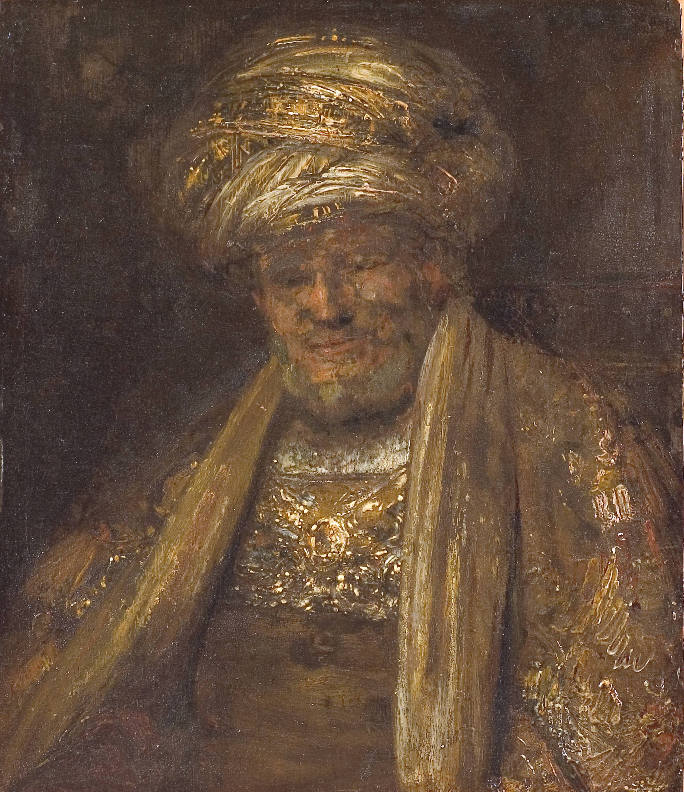 Portræt af en orientaler, Aert de Gelder, 1660