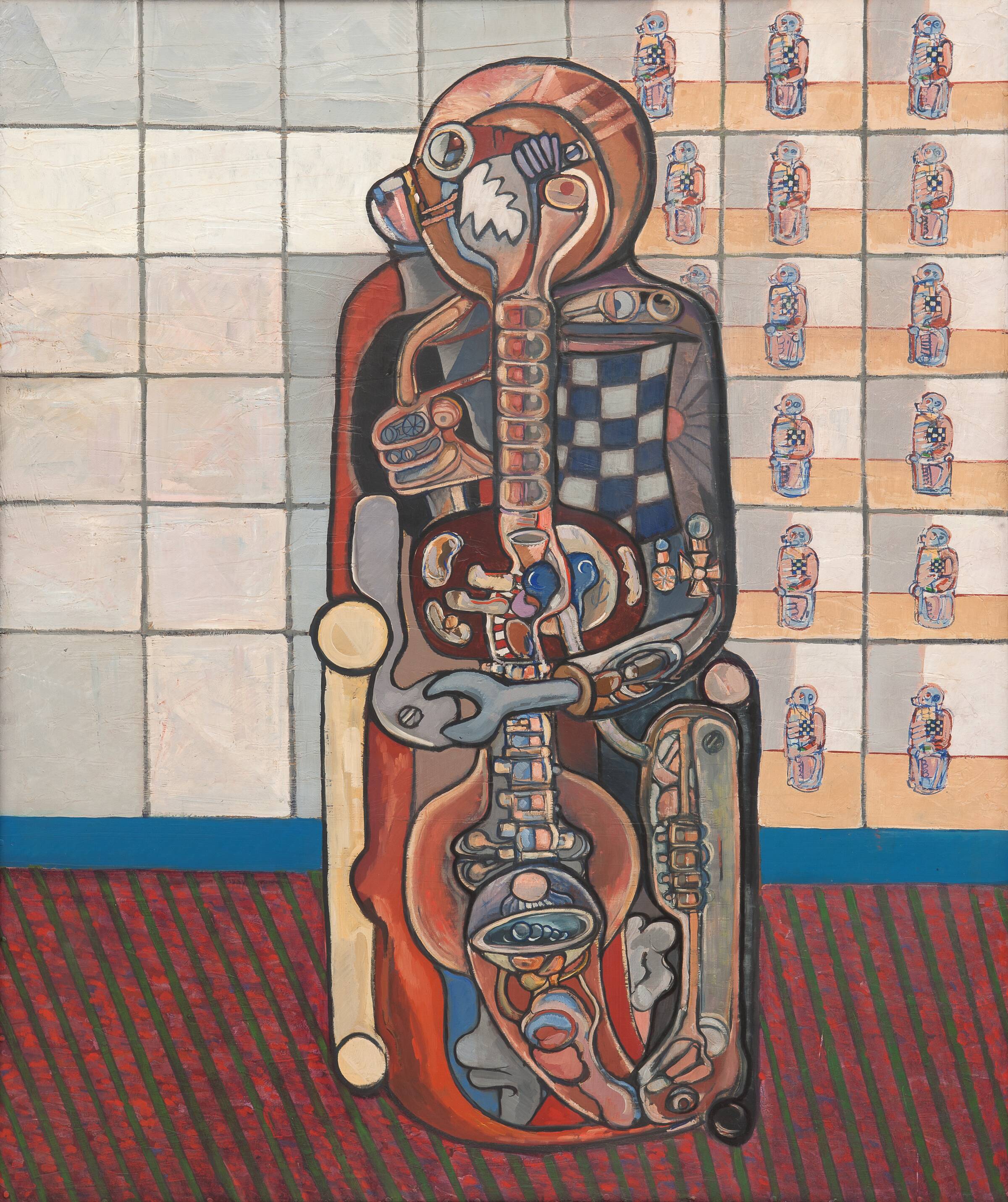Portræt af en skriger, Ole Vincent Larsen, 1966