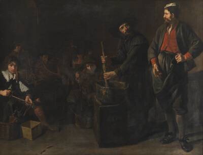 En glas-koralfabrik