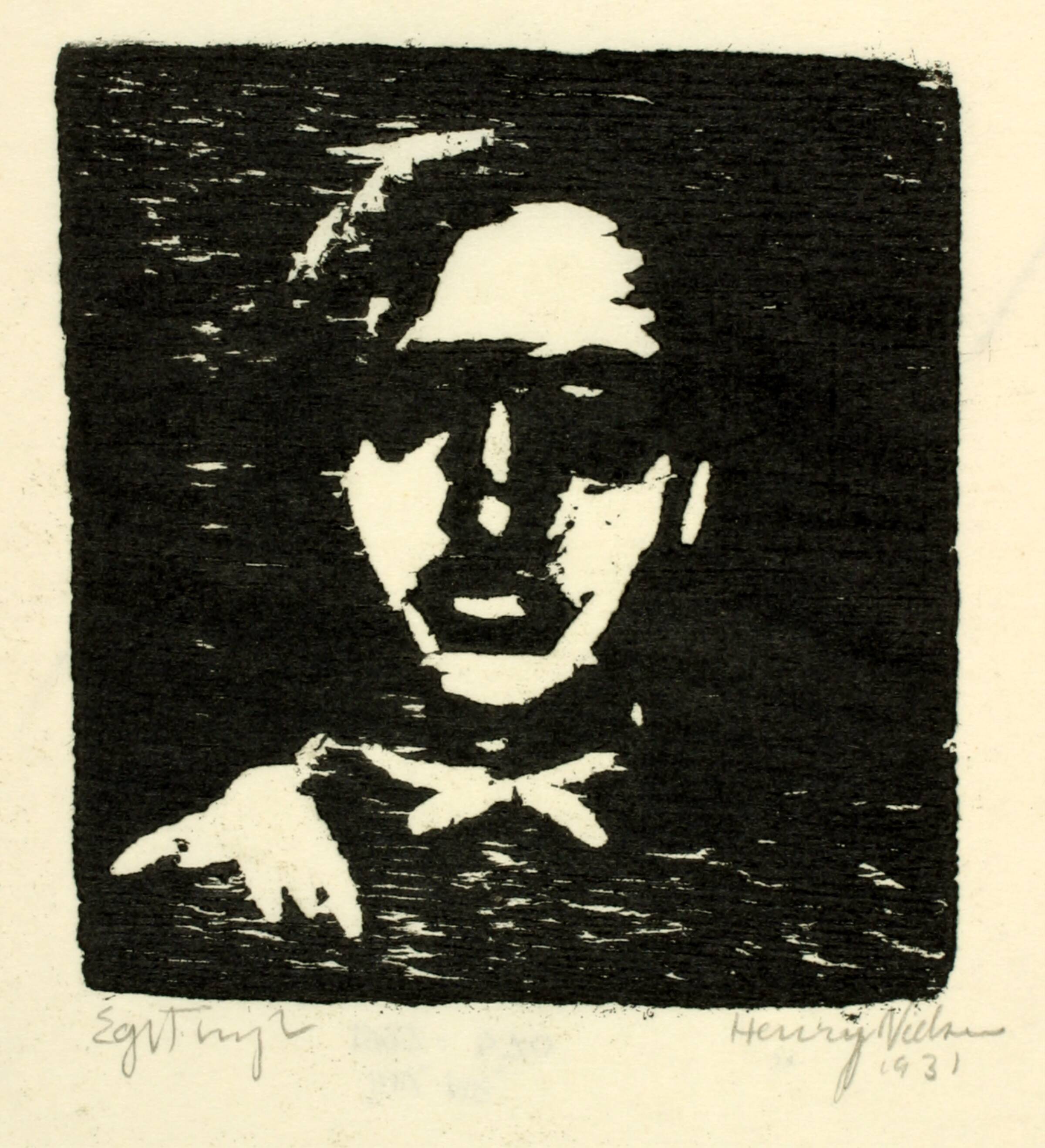 Mandsportræt, Henry Nielsen, 1931