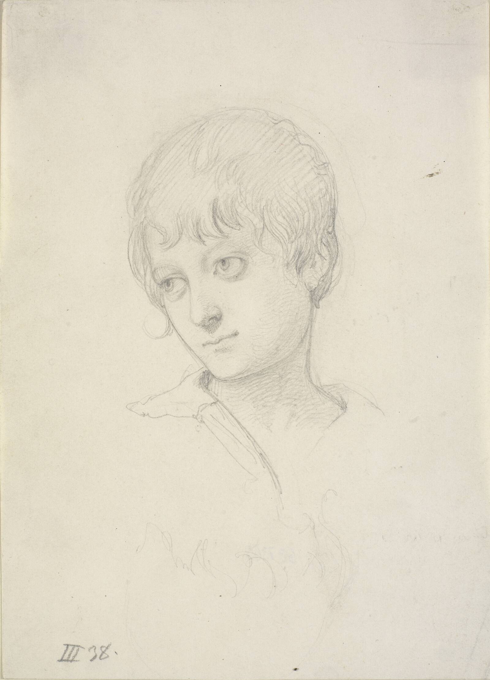 Drengehoved, Wilhelm Marstrand, 1810-1873