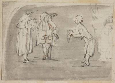 Scener fra Ludvig Holbergs "Maskerade"