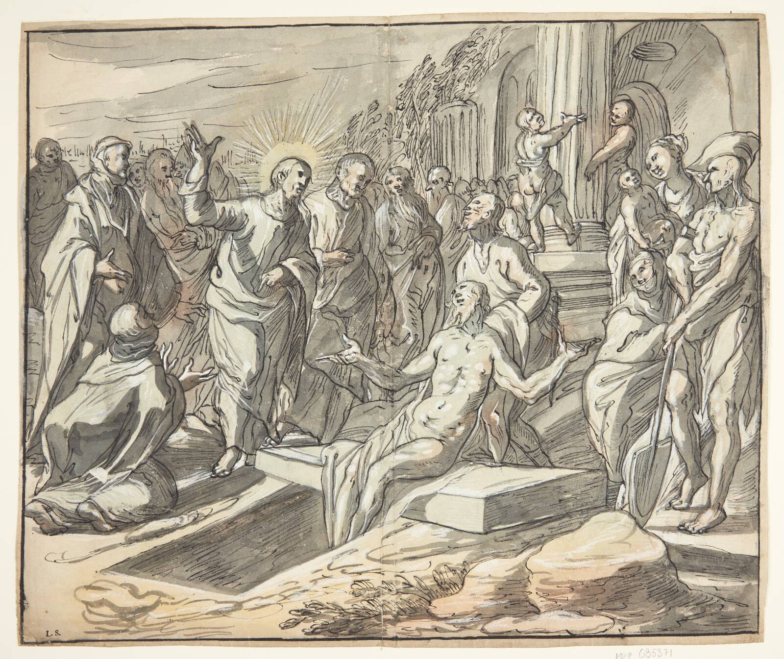 Lazarus' opvækkelse., Hermann Weyer, 1596-1630