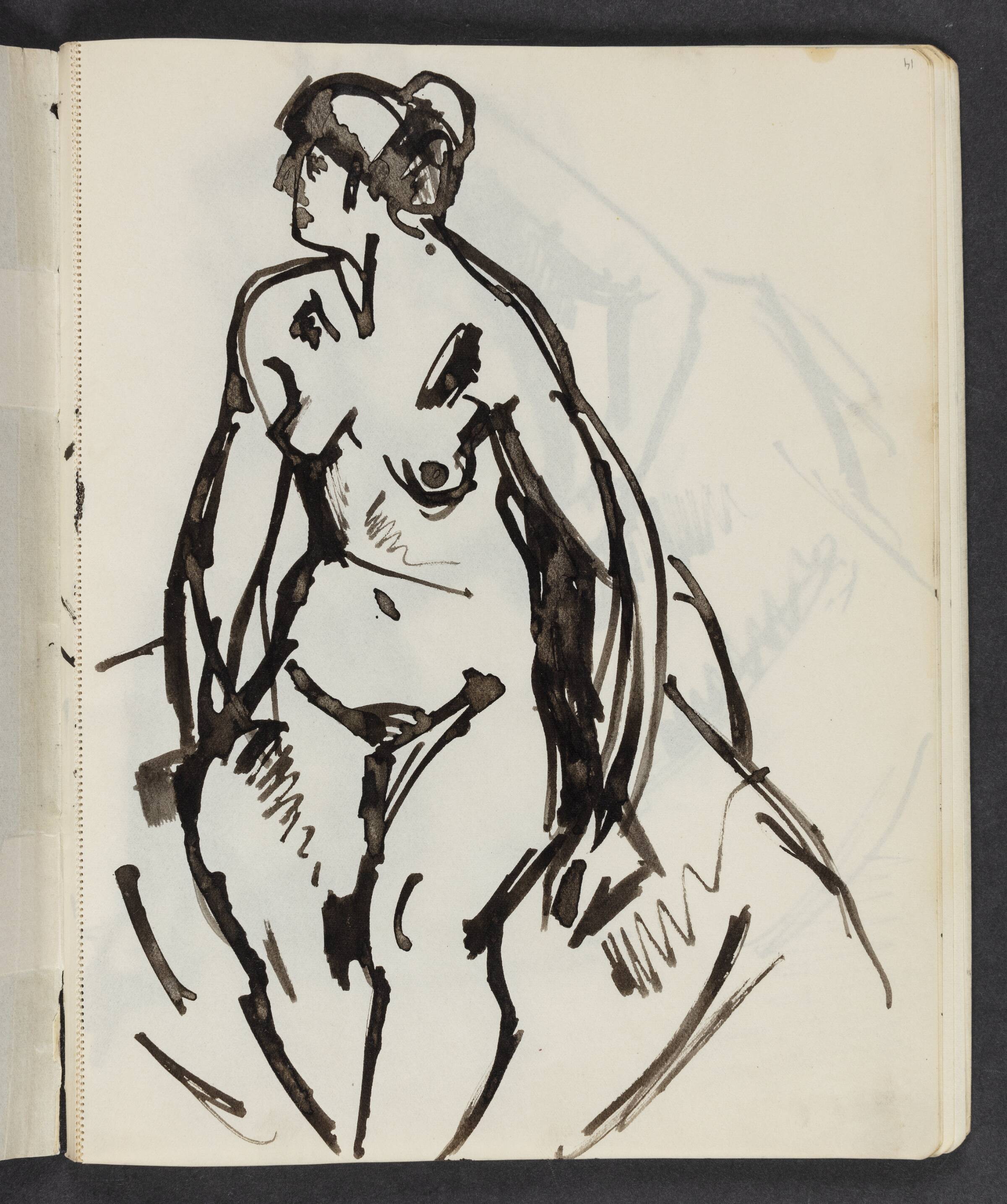 Modelstudie, Astrid Holm, 1876-1937