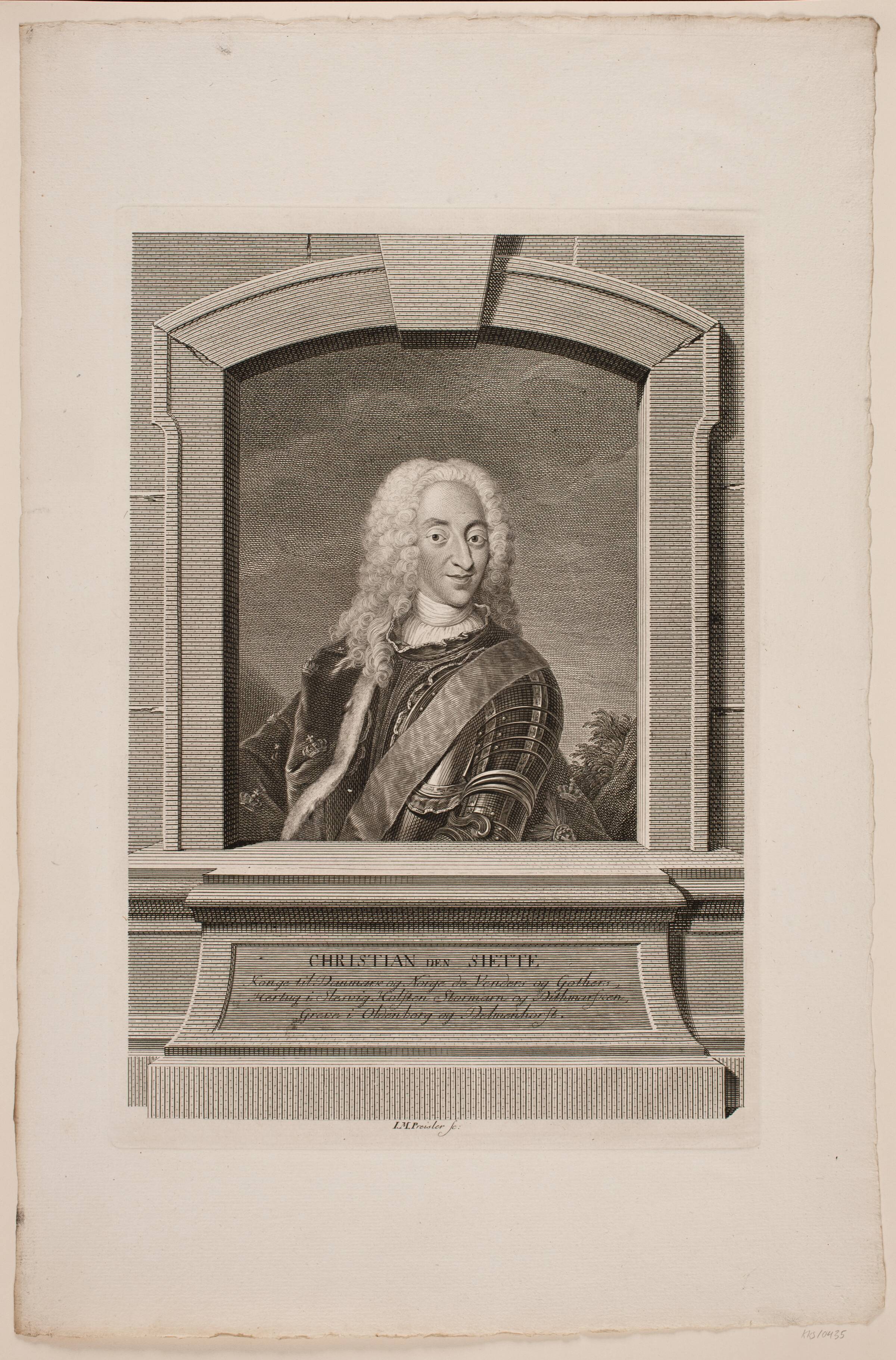 Kong Christian VI, J.M. Preisler, 1768-1771