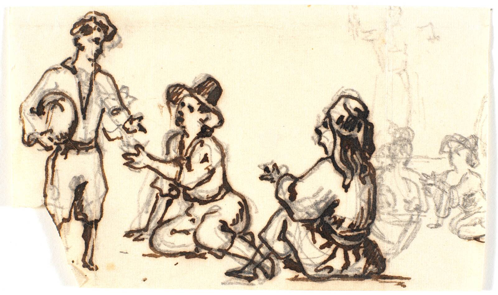 Italienske figurskitser, Martinus Rørbye, 1840-1841