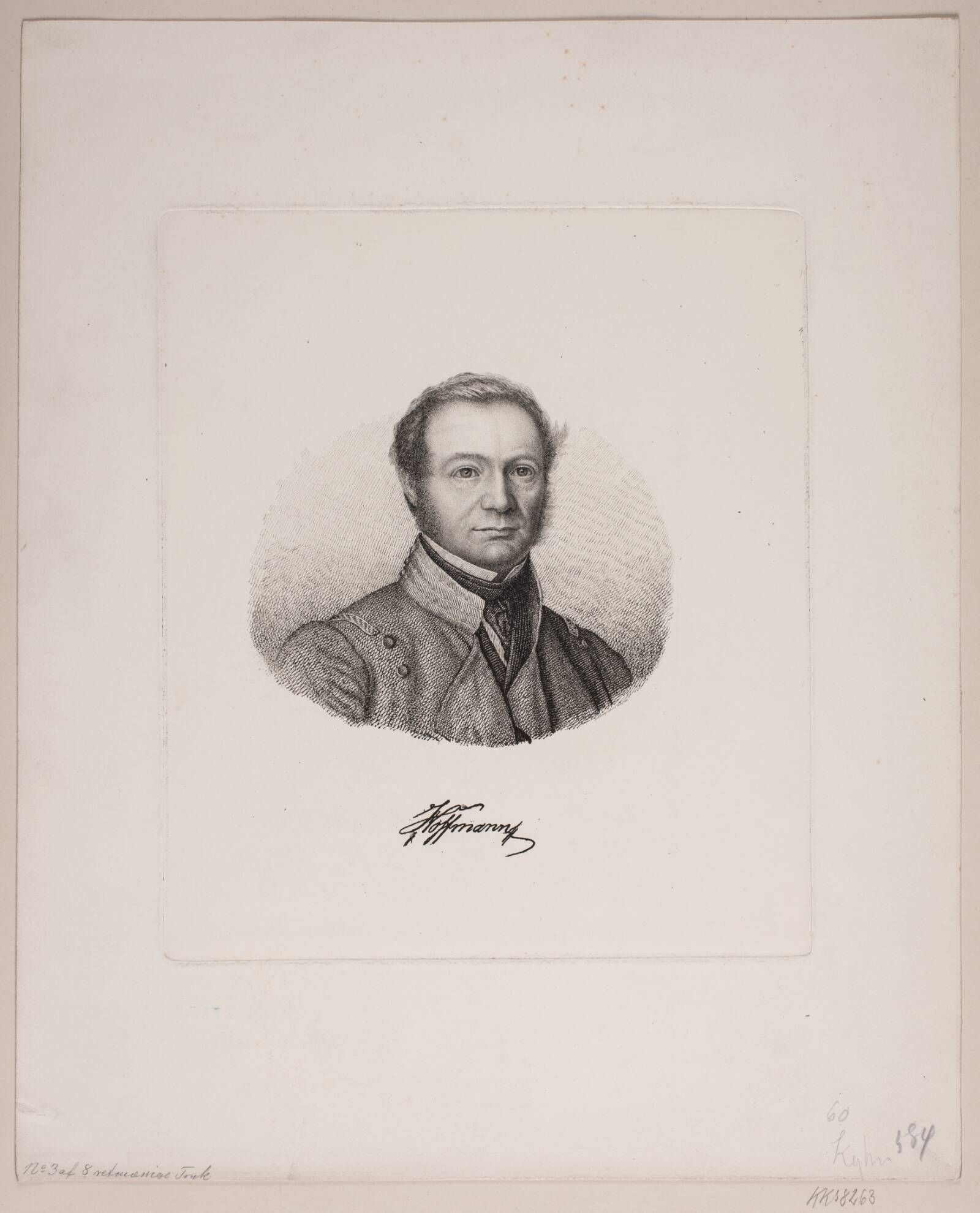 Portræt af Johan Christopher Hoffmann, Vilhelm Kyhn, 1842-1902