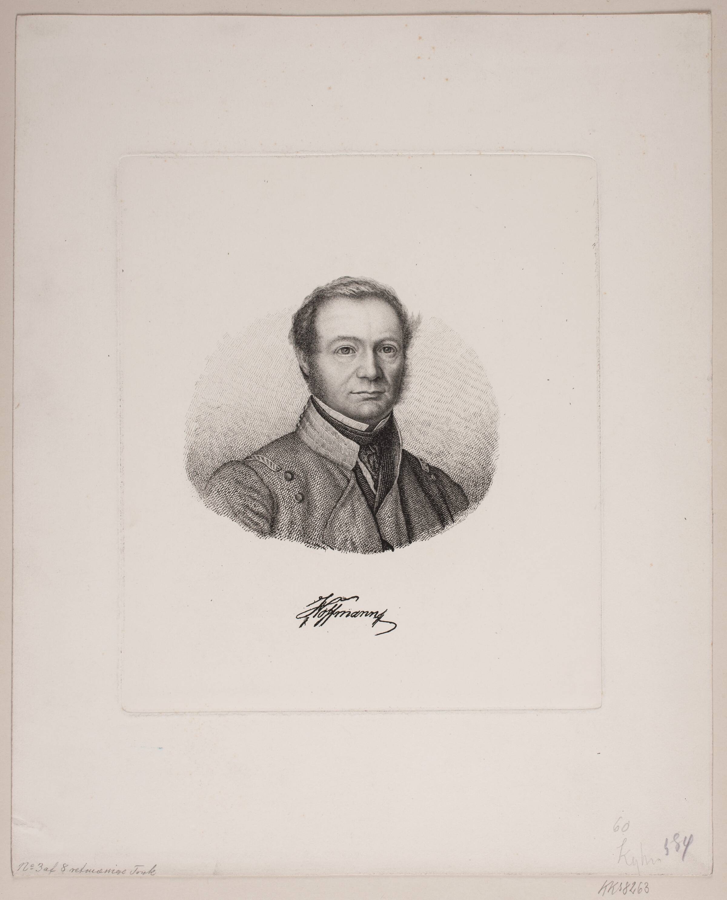 Portræt af Johan Christopher Hoffmann, Vilhelm Kyhn, 1842-1902