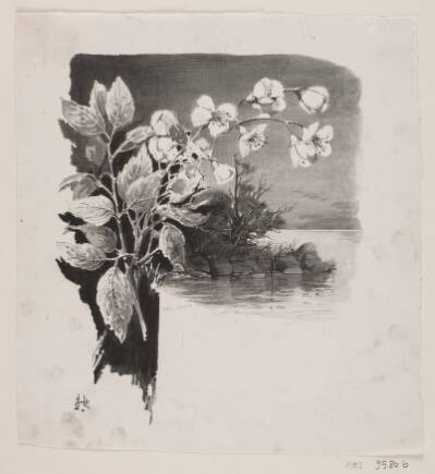 Illustration til Henrik Hertz: "Spadsereturen"
