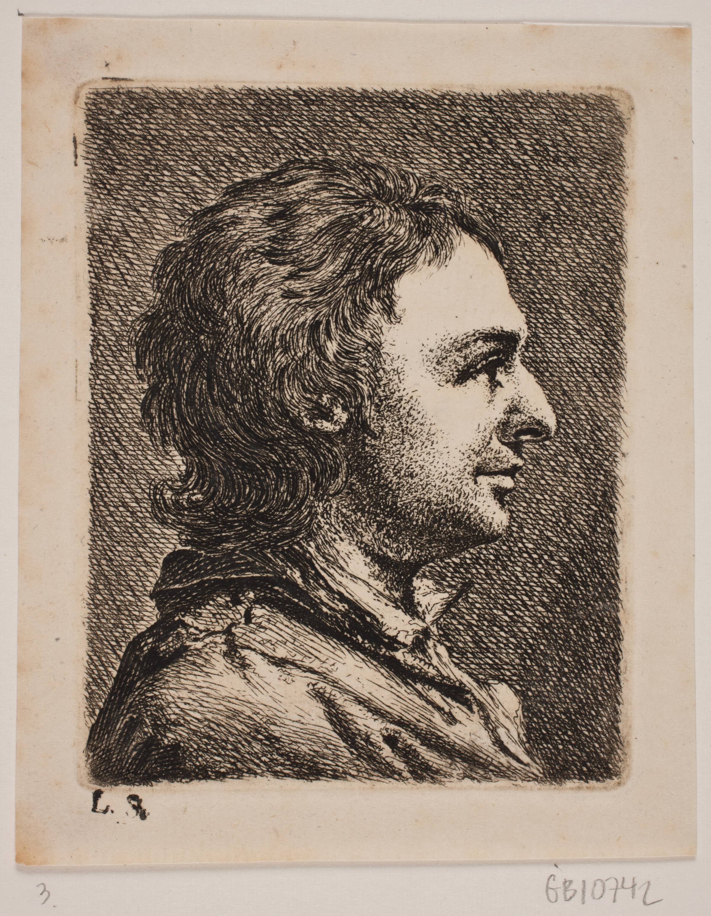 Brystbillede af en yngre Mand, Joseph Brecheisen, 1748-1768