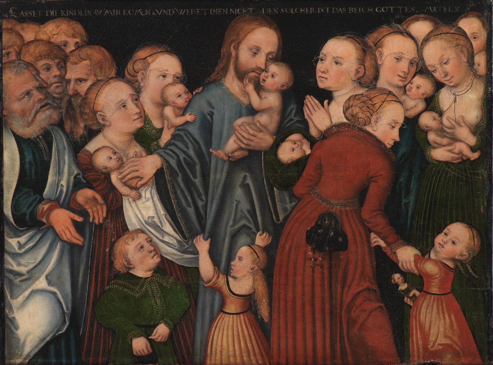 Christ Blessing the Children, by Lucas Cranach (I), 1537-1553
