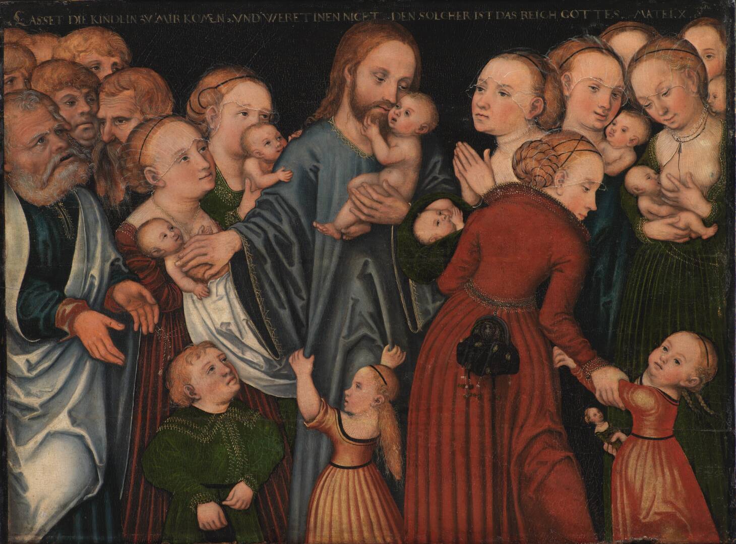 Christ Blessing the Children, by Lucas Cranach (I), 1537-1553