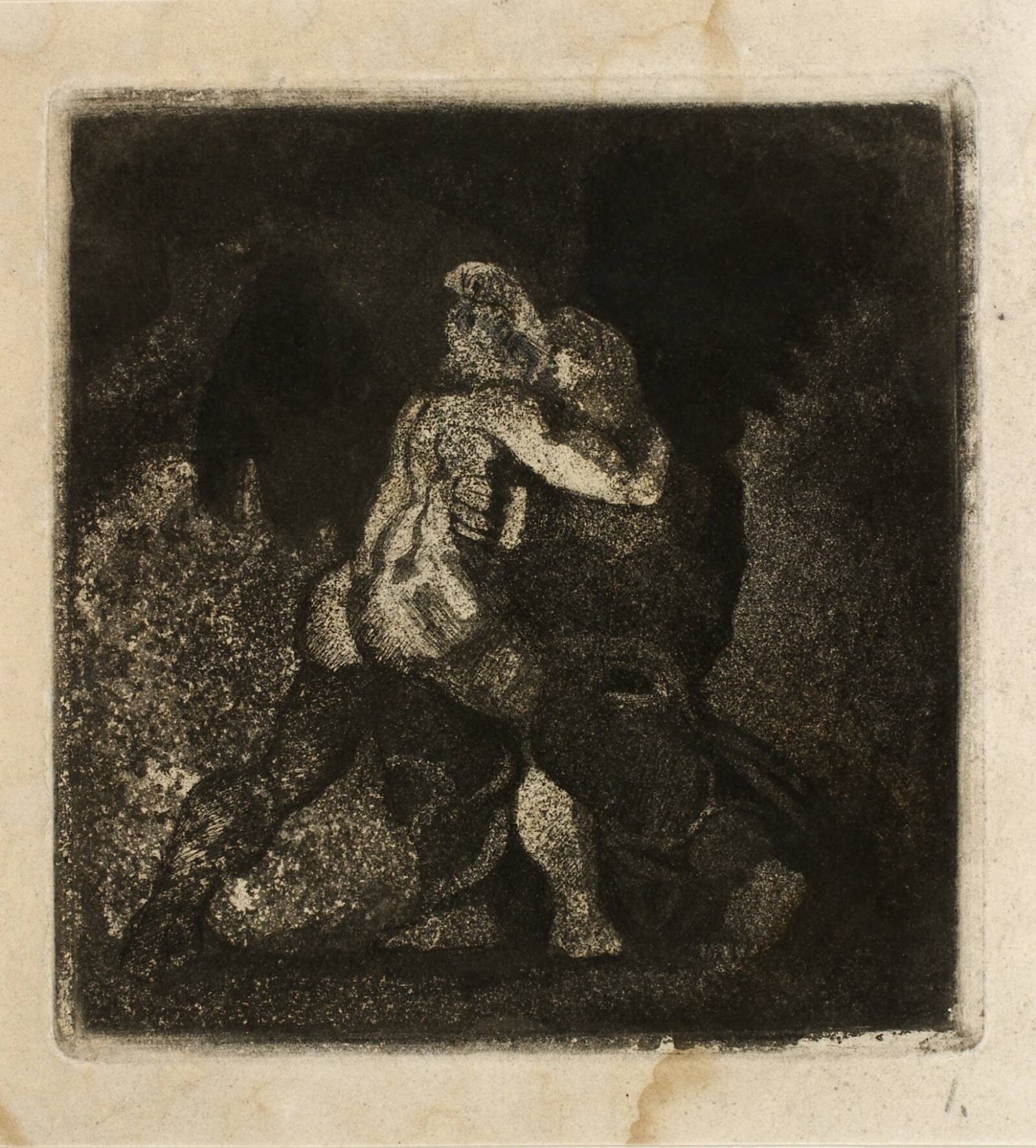 Jakobs kamp med englen, Oluf Hartmann, 1905