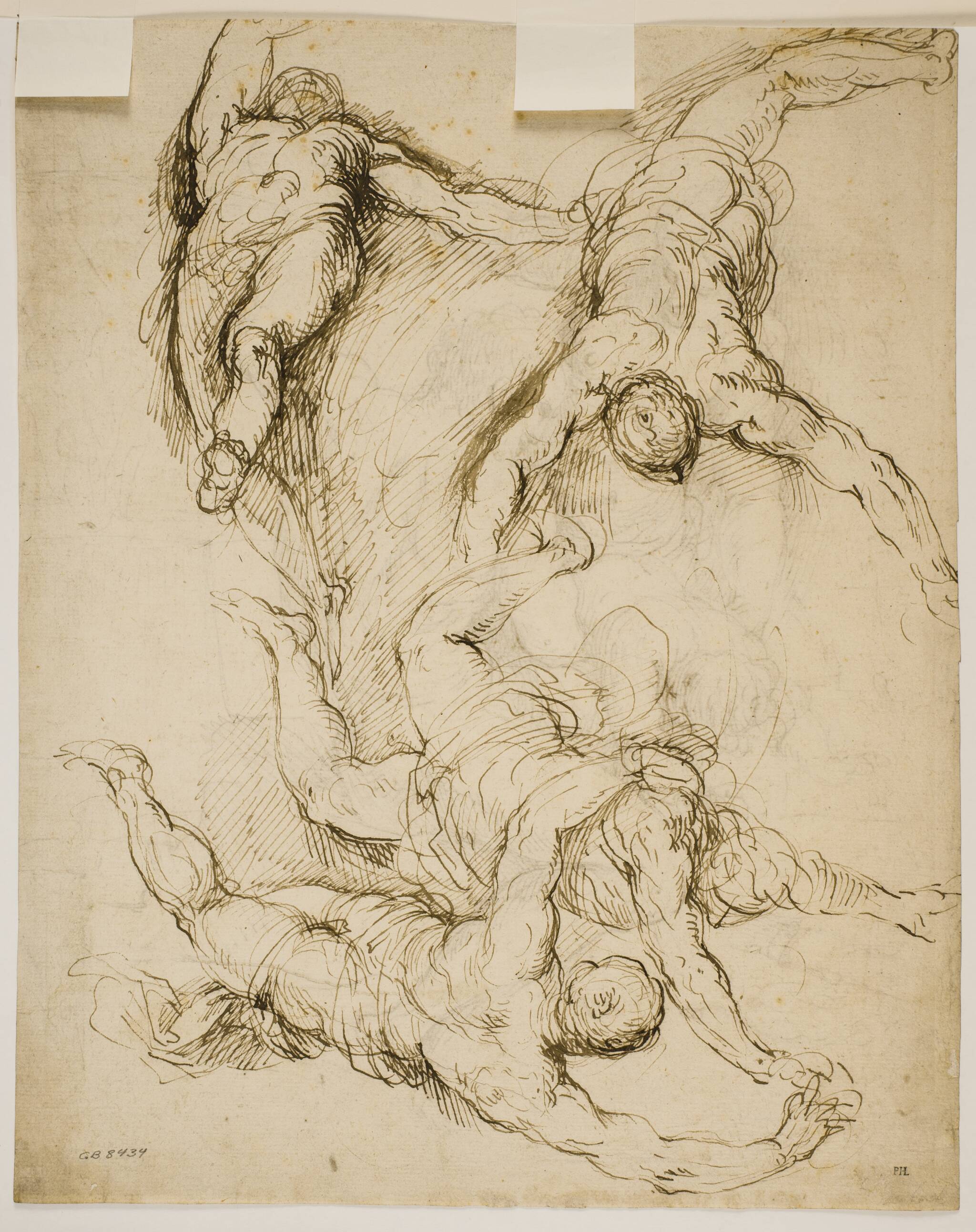 Fire svævende figurer
