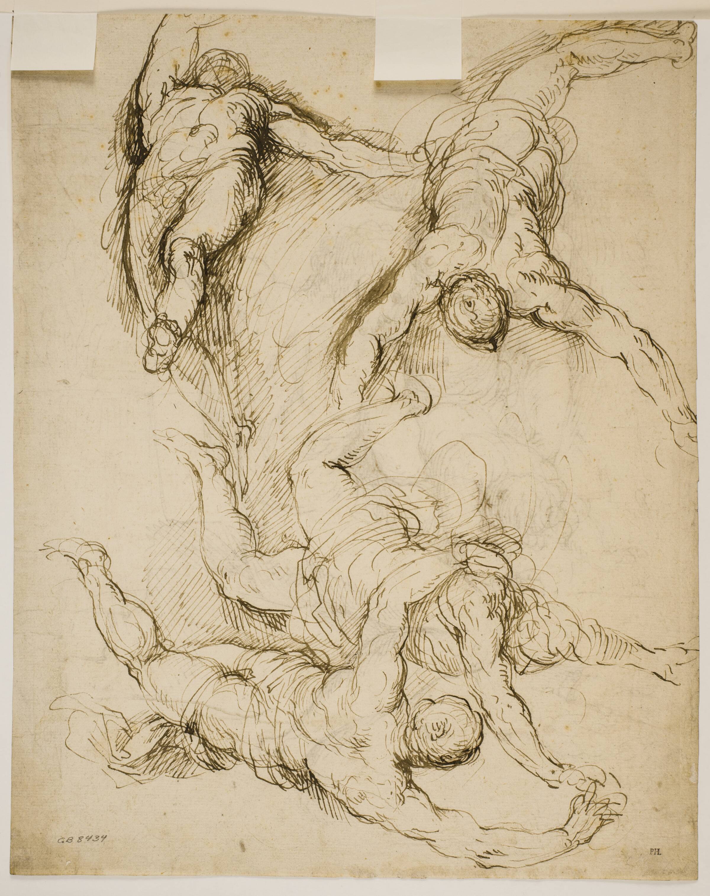Fire svævende figurer, Jacopo Palma, 1548-1628