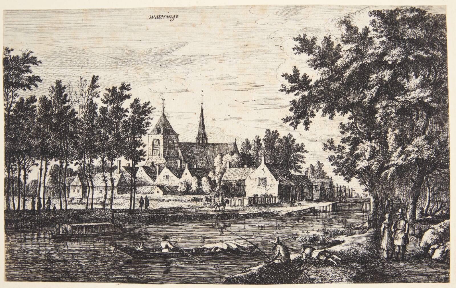 Udsigt mod Wateringen, Roelant Roghman, 1627-1692