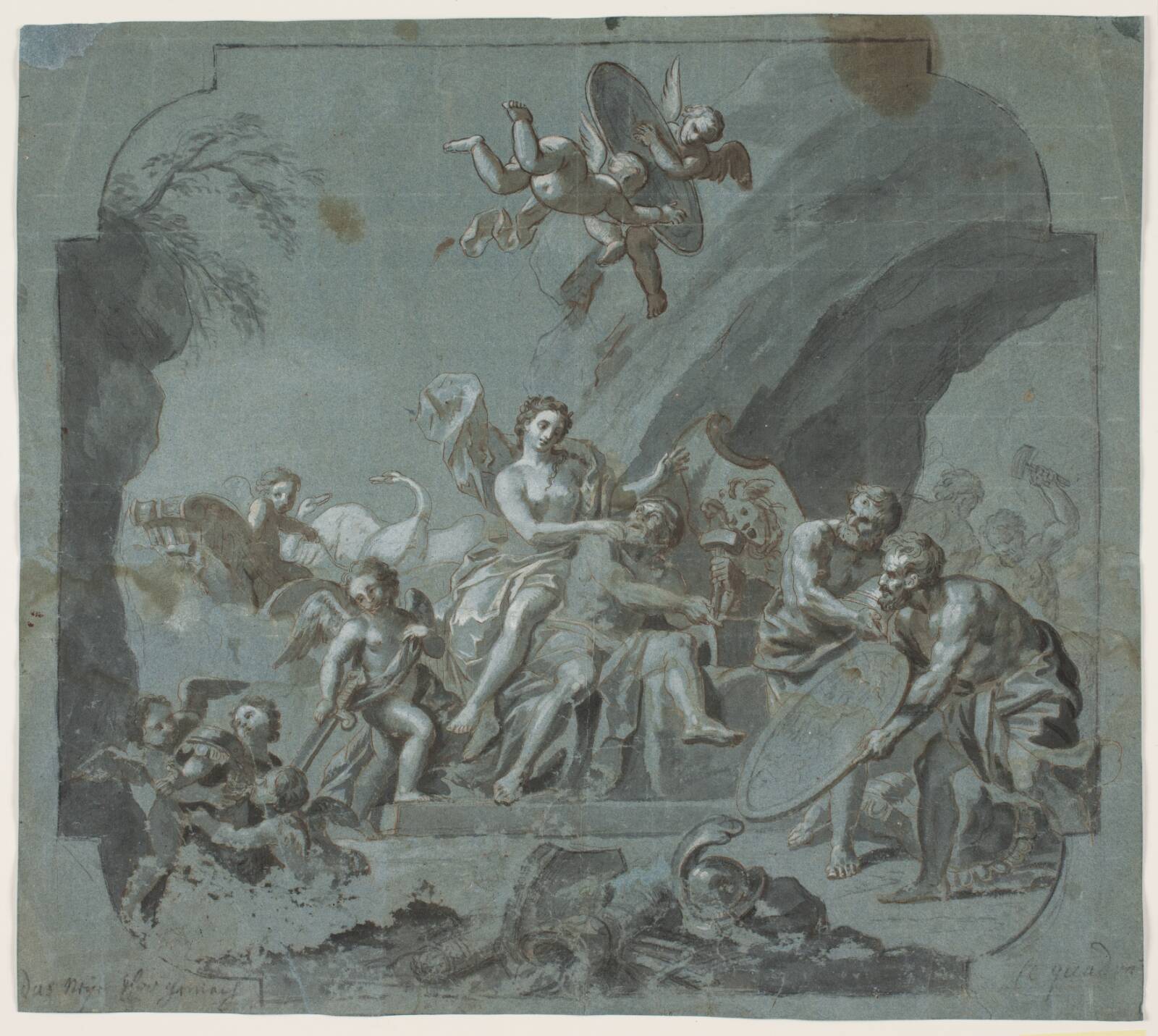 Venus og Vulcan, Hendrik Krock, 1725-1737