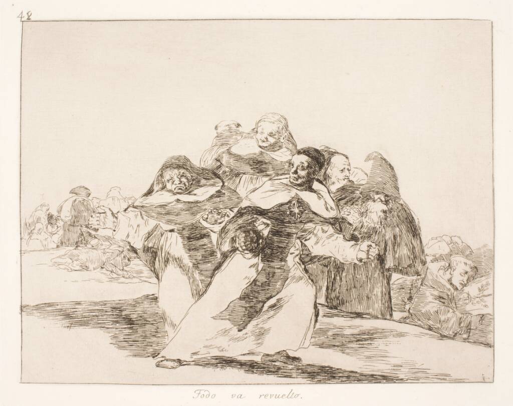 Alt går på tværs (42), Francisco de Goya, 1810-1820