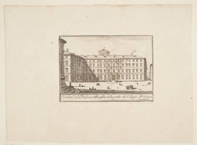Udsigt mod Palazzo Panfilo set fra Collegio Roma