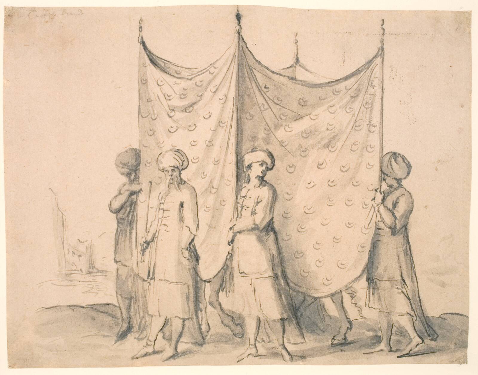 En ridende tyrkisk brud, Ubekendt, 1555-1559