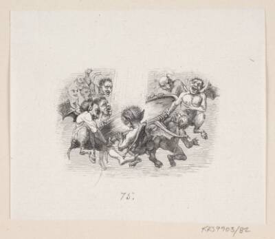 Illustration til "Snedronningen" i H.C. Andersen, "Eventyr og Historier", Bind 1