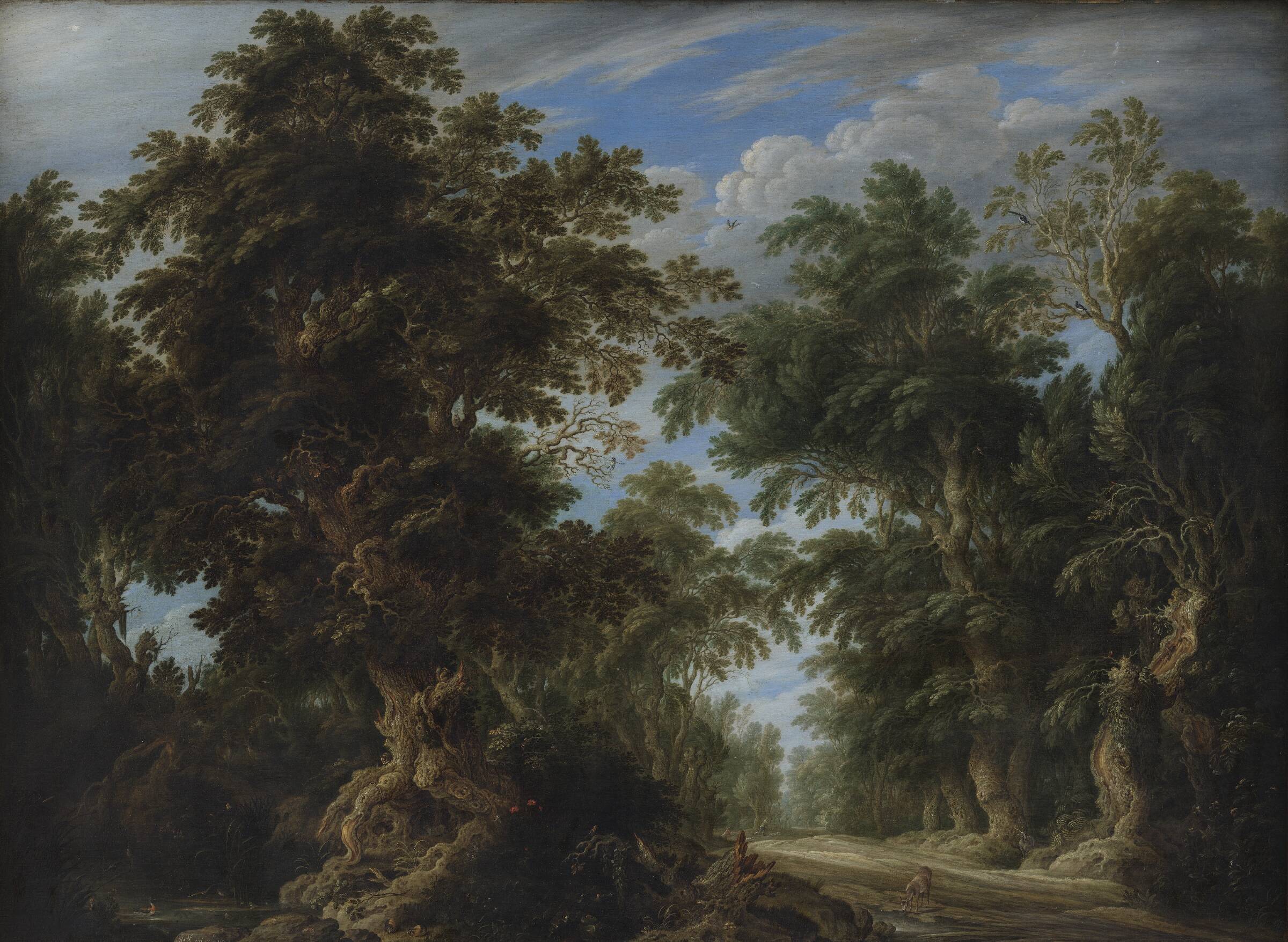 Skovlandskab, Alexander Keirincx, 1630