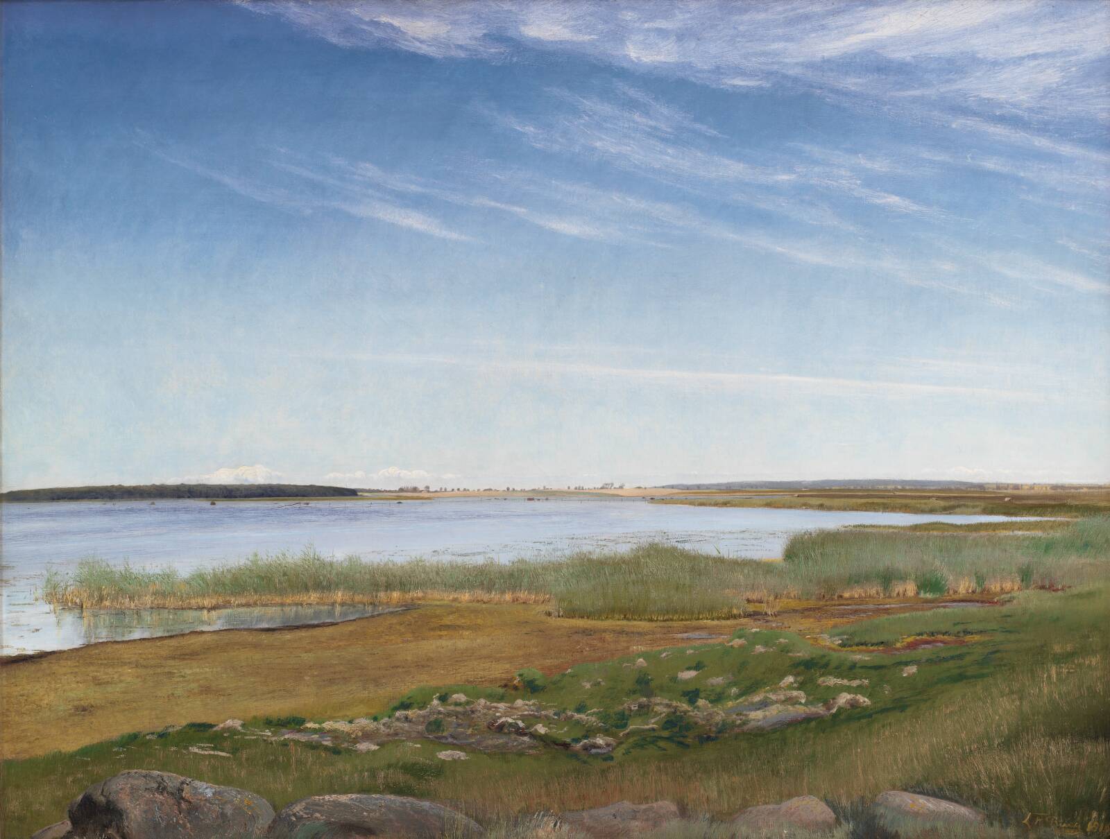 Fjorden ved Karrebæksminde, L.A. Ring, 1910