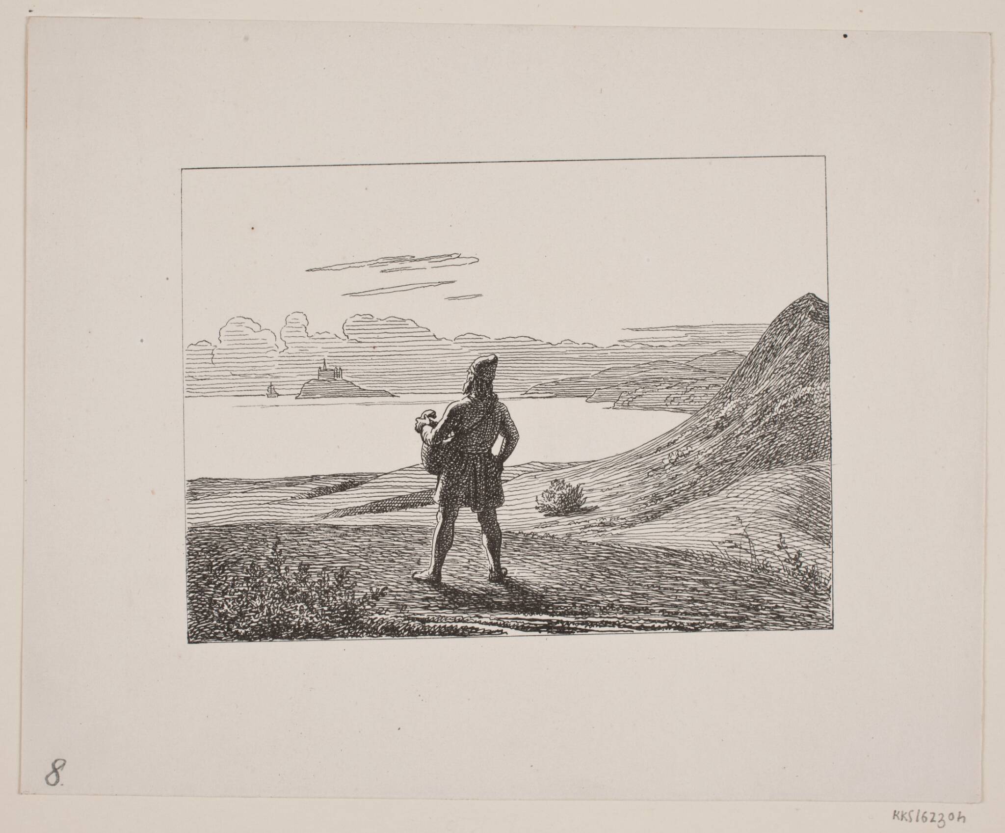 til Svend Grundtvig, Stig: Dansk Folkevise Fra 13de Aarhundrede", 1861, Constantin Hansen, Andr. Hansens Lithografiske Institut | SMK Open