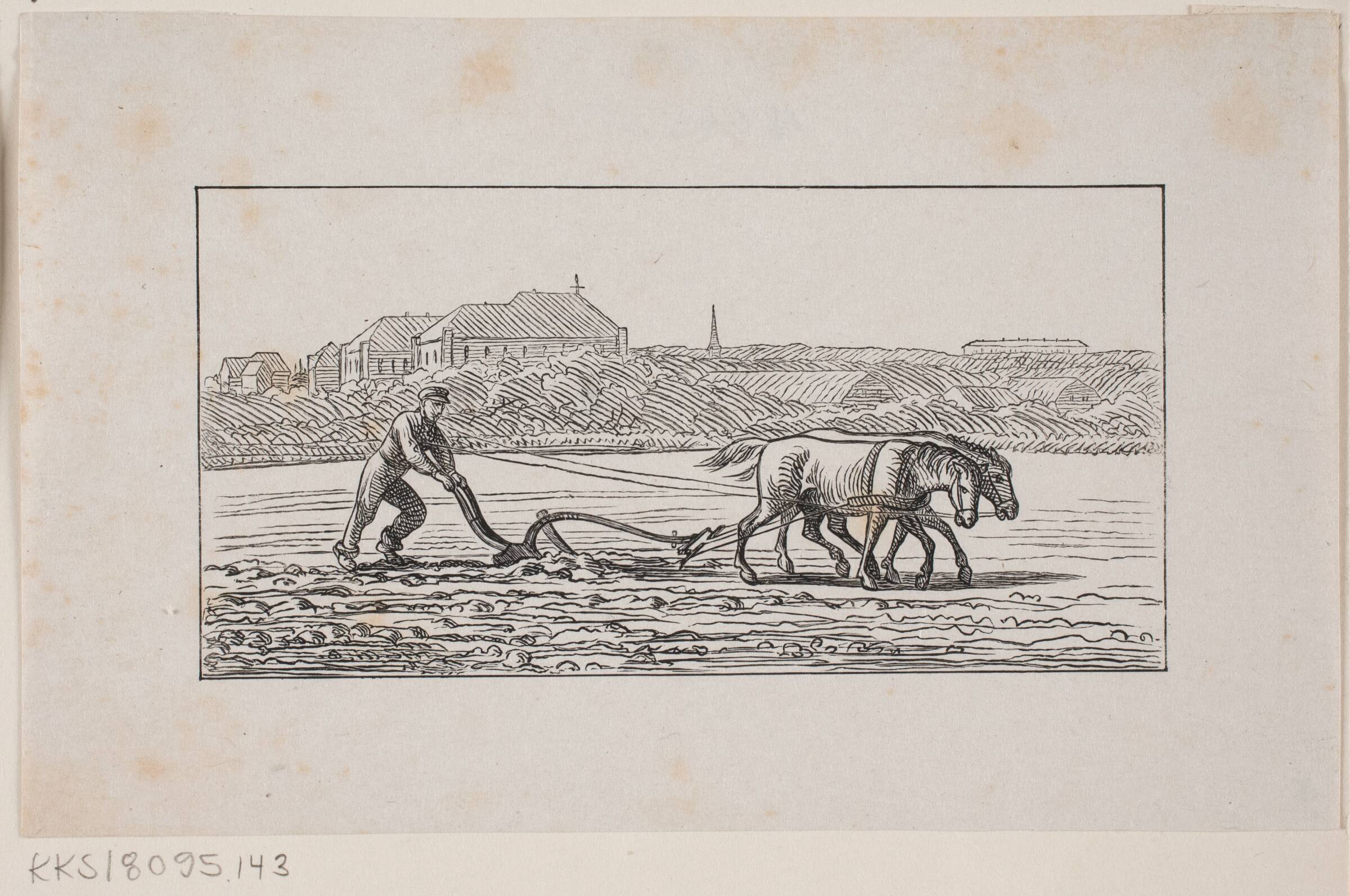 Prøvetryk til Chr. Winthers A.B.C., H.P. Hansen, 1863