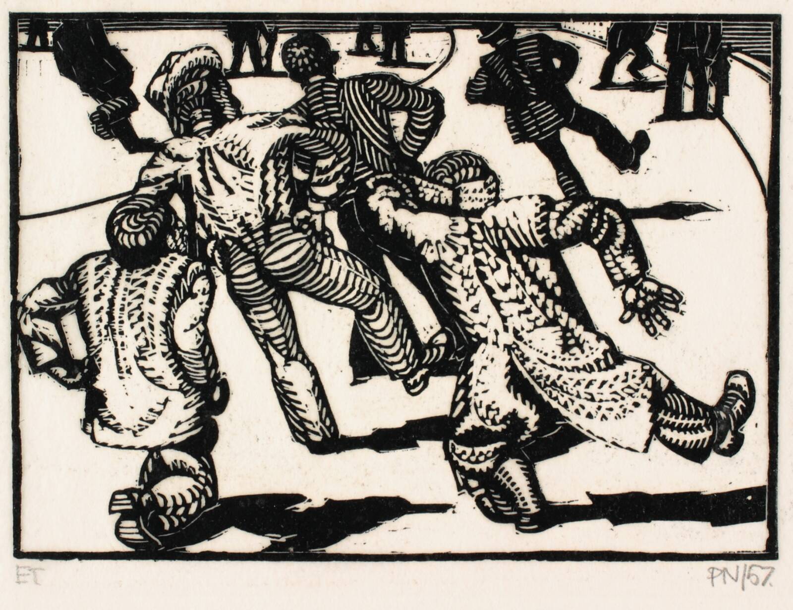 Narredans, Palle Nielsen, 1957