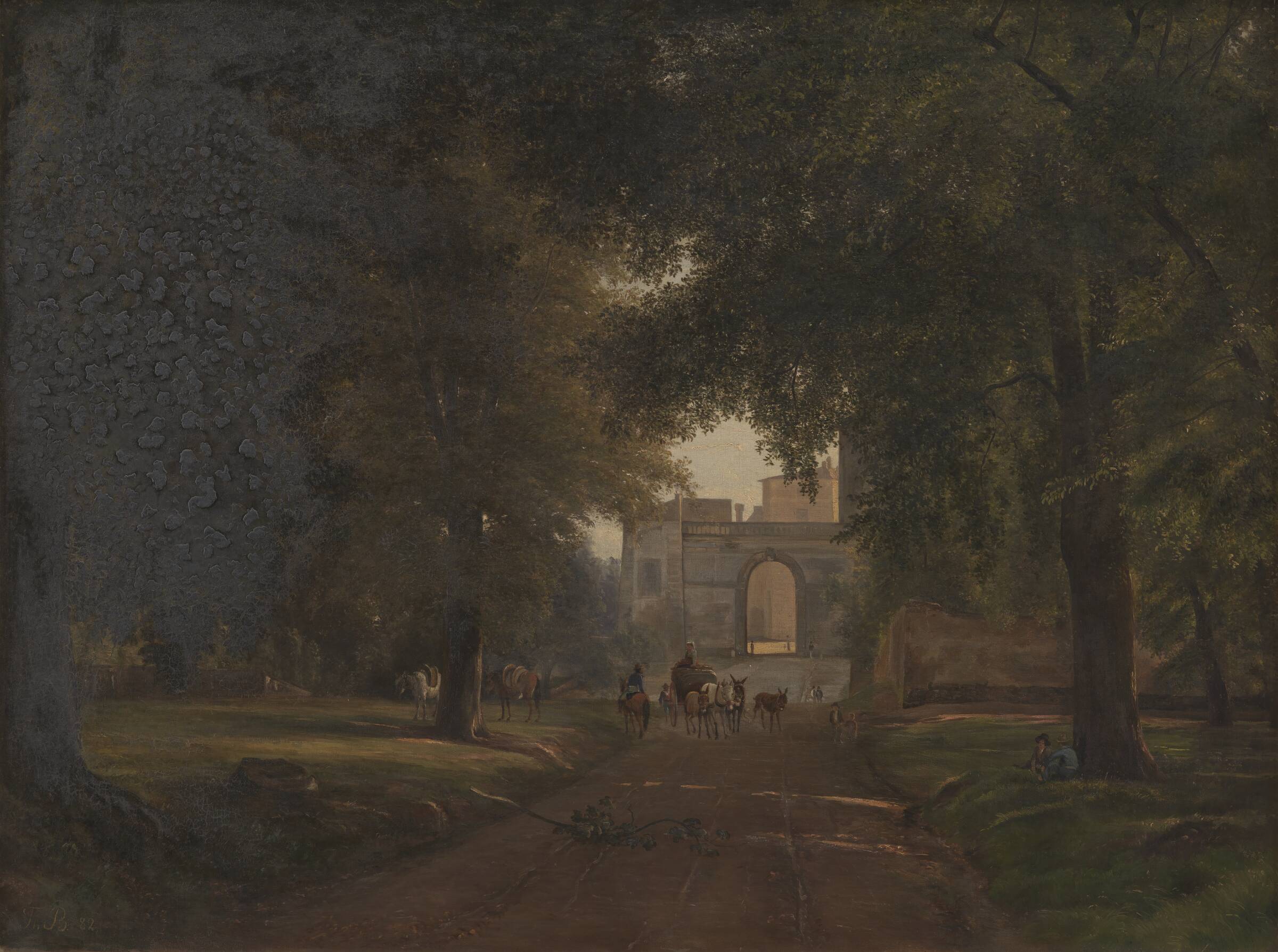 Ved Ariccia, Thorald Brendstrup, 1882