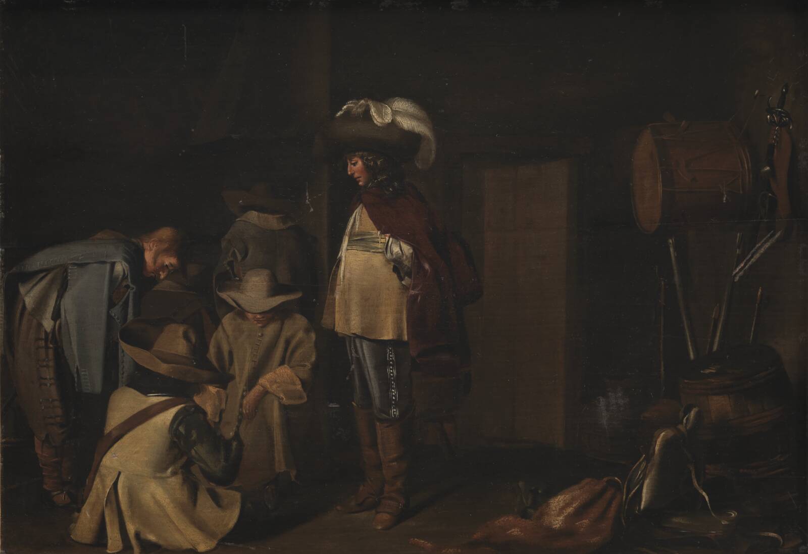 En vagtstue, Anthonie Palamedesz., 1616-1673
