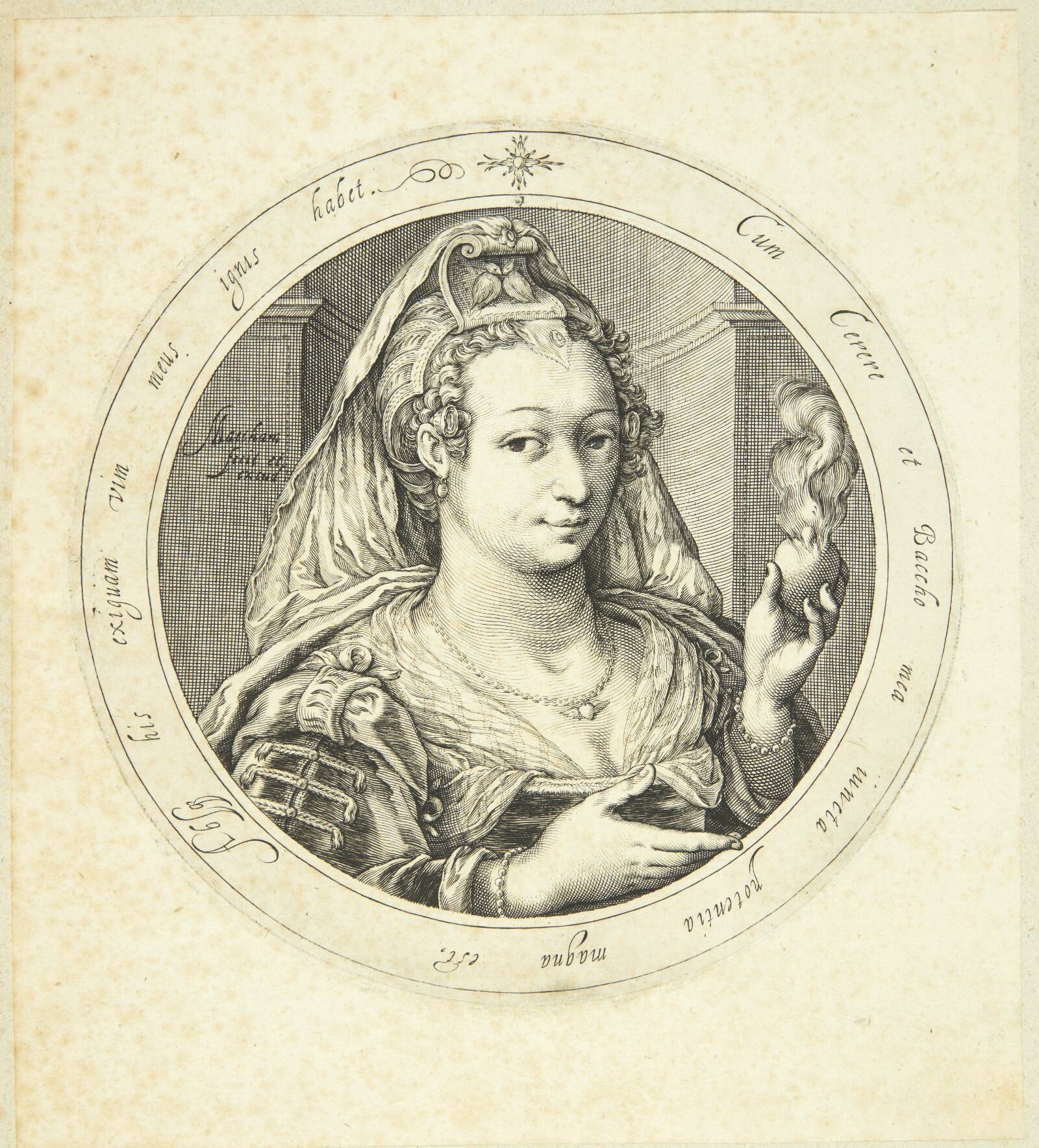 Venus, Jacob Matham, 1599