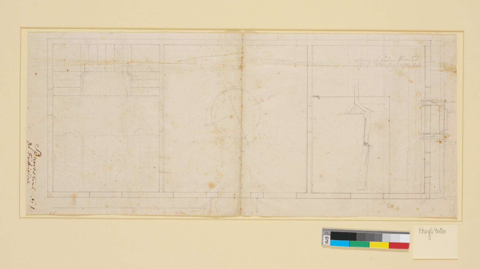 Spurveskjul, førstesals plan, Nicolai Abildgaard, 1743-1809