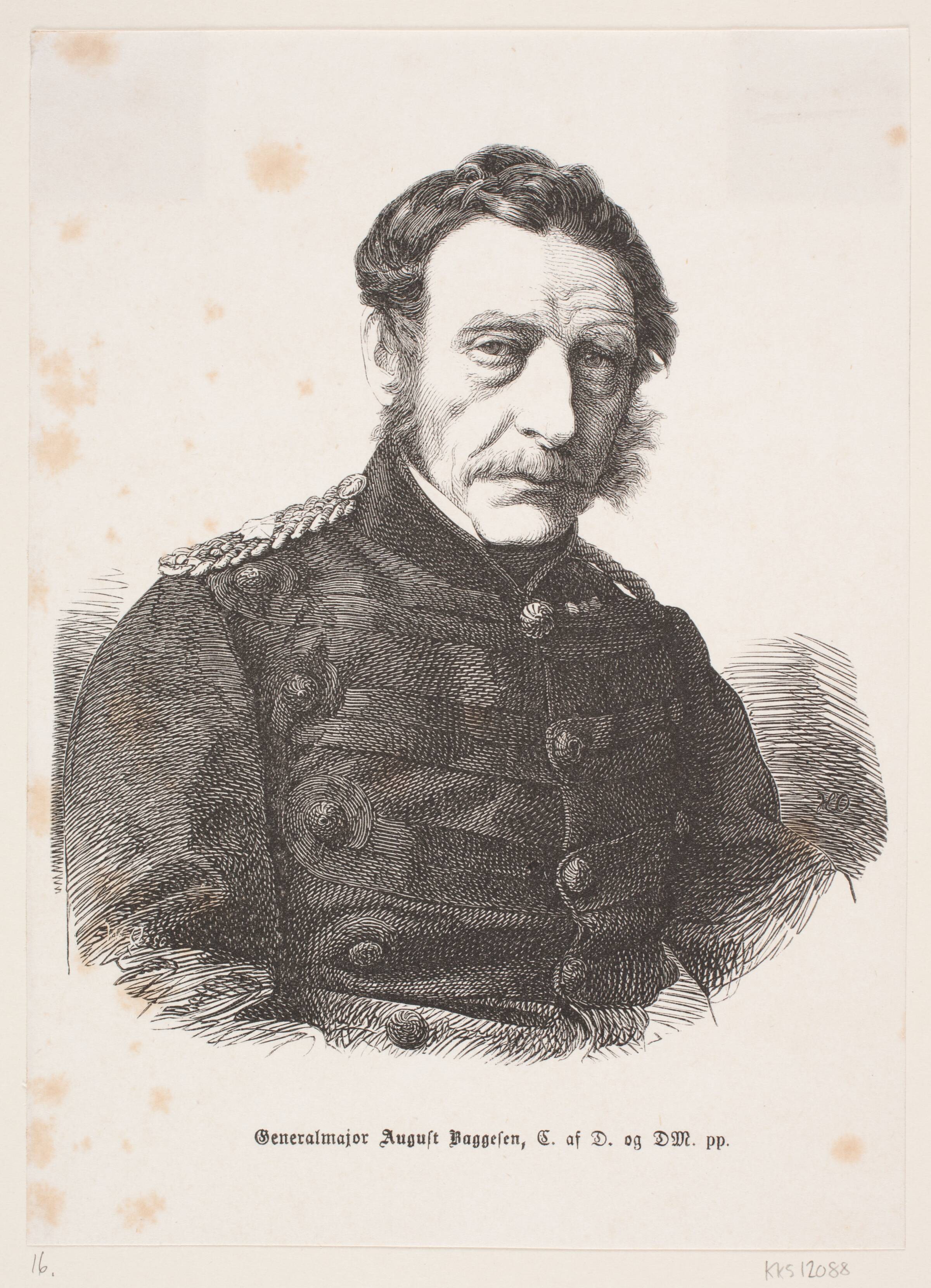Generalmajor August Baggesen, Franz Wilhelm Obermann, 1830-1896