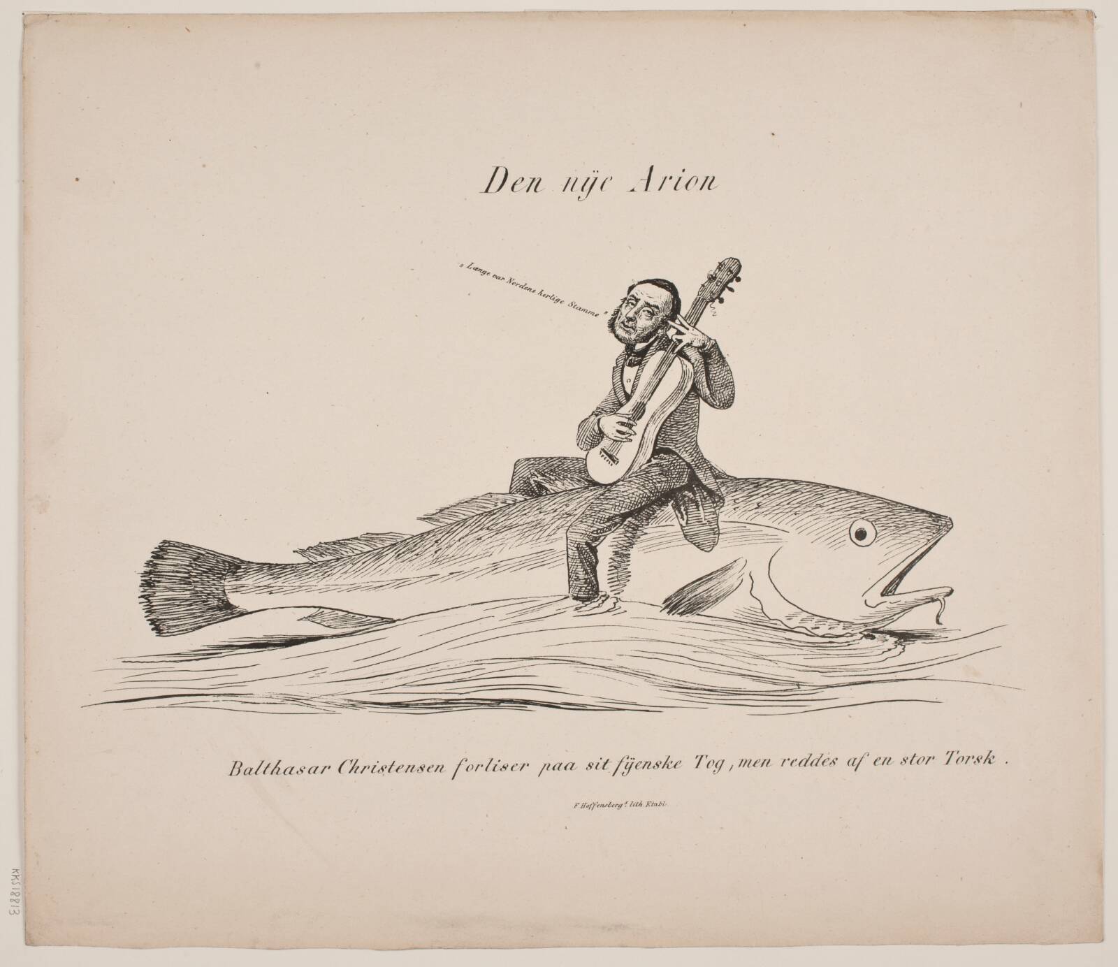 "Den nye Arion", Constantin Hansen, 1852