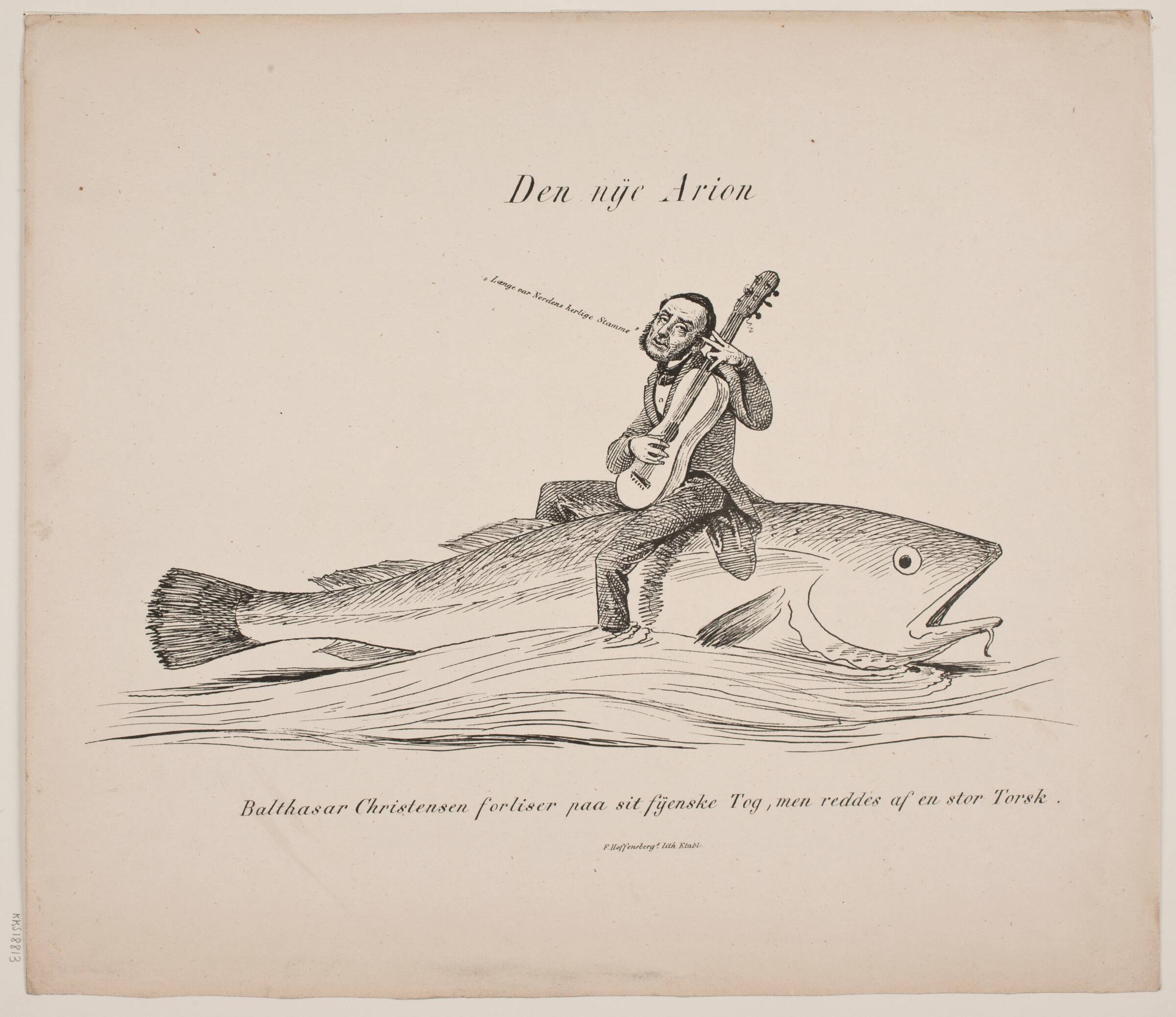 "Den nye Arion", Constantin Hansen, 1852