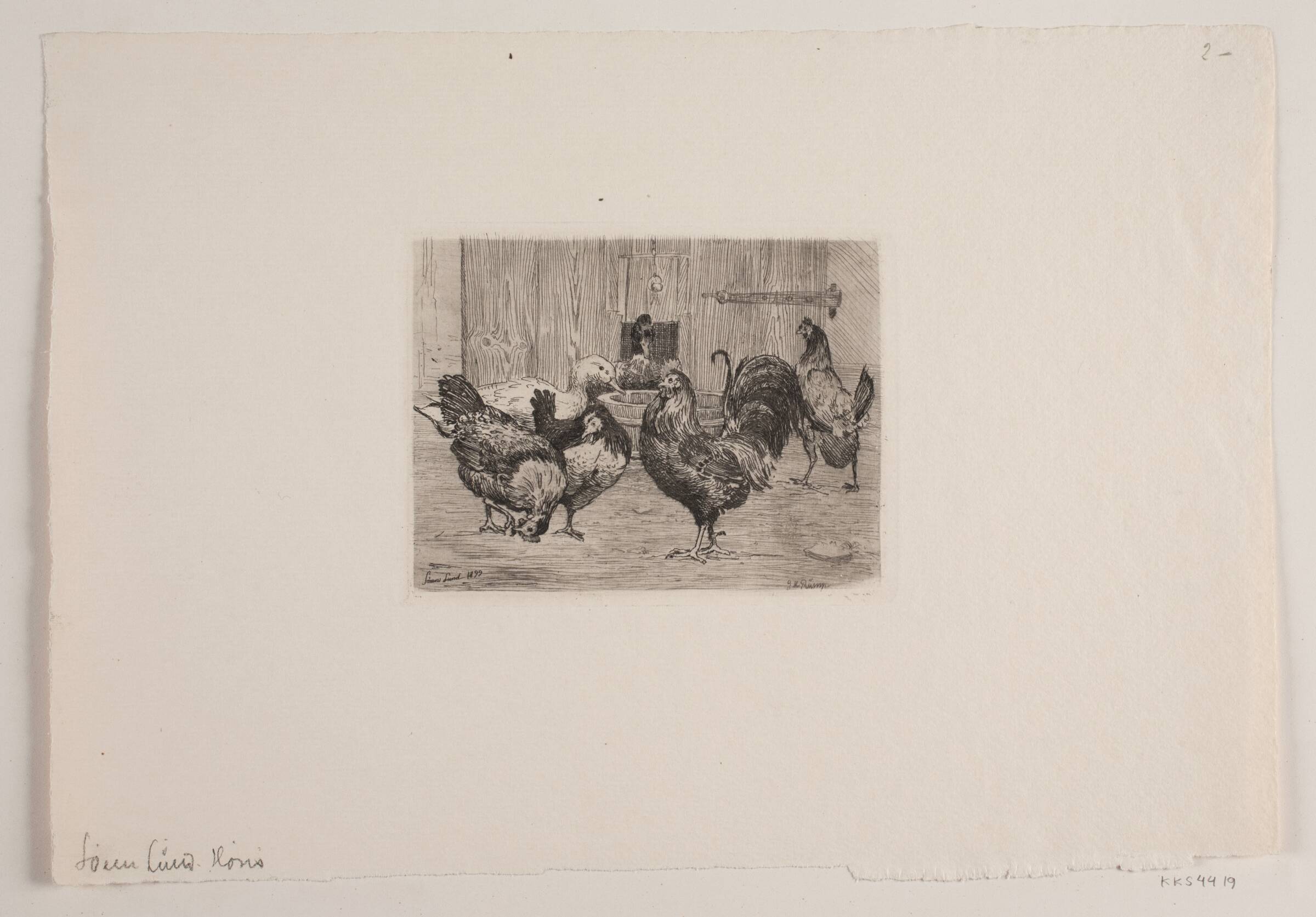 Høns, Søren Lund, 1899
