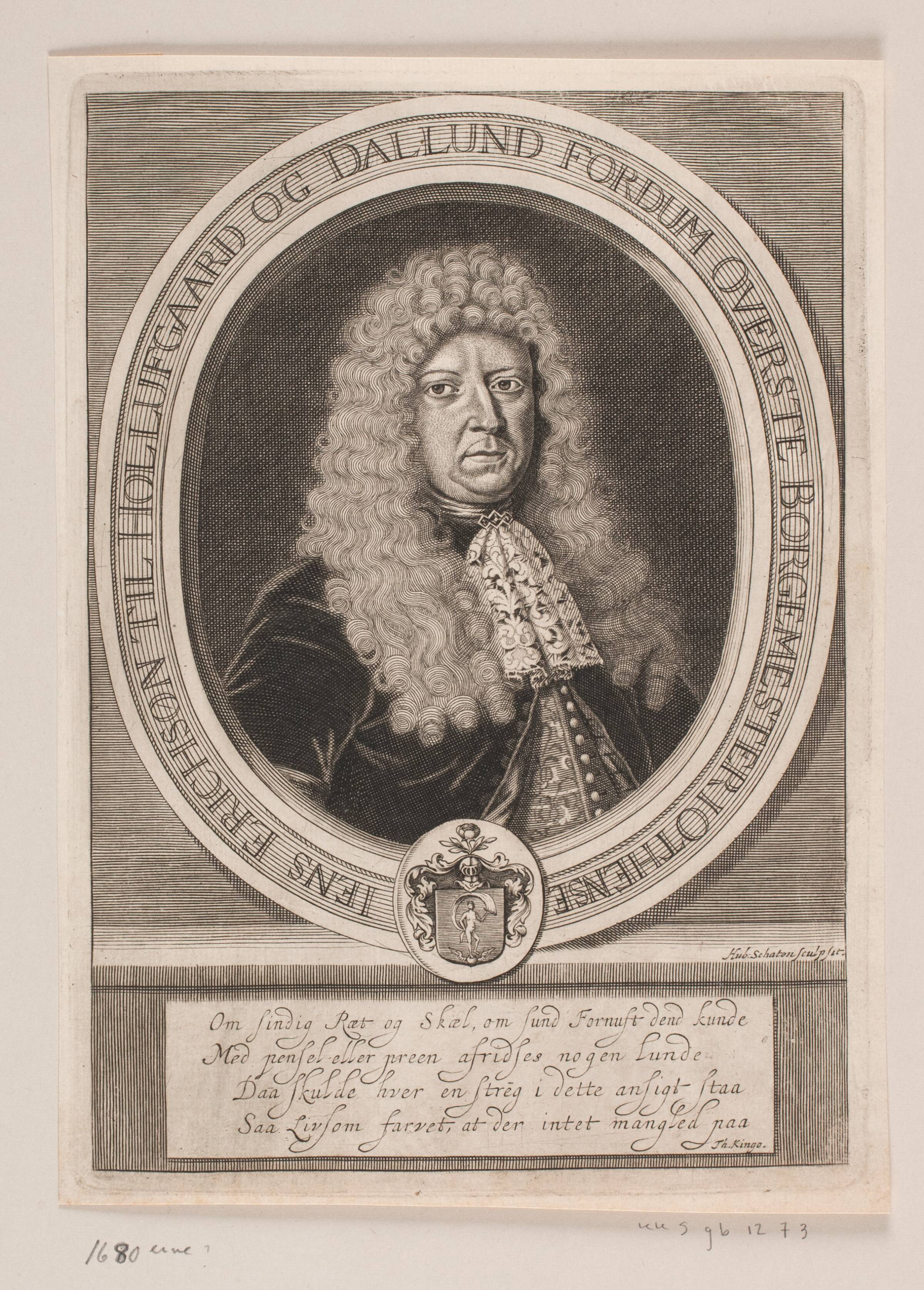 Borgmester Jens Eriksen, Hubert Schaten, 1680-1689
