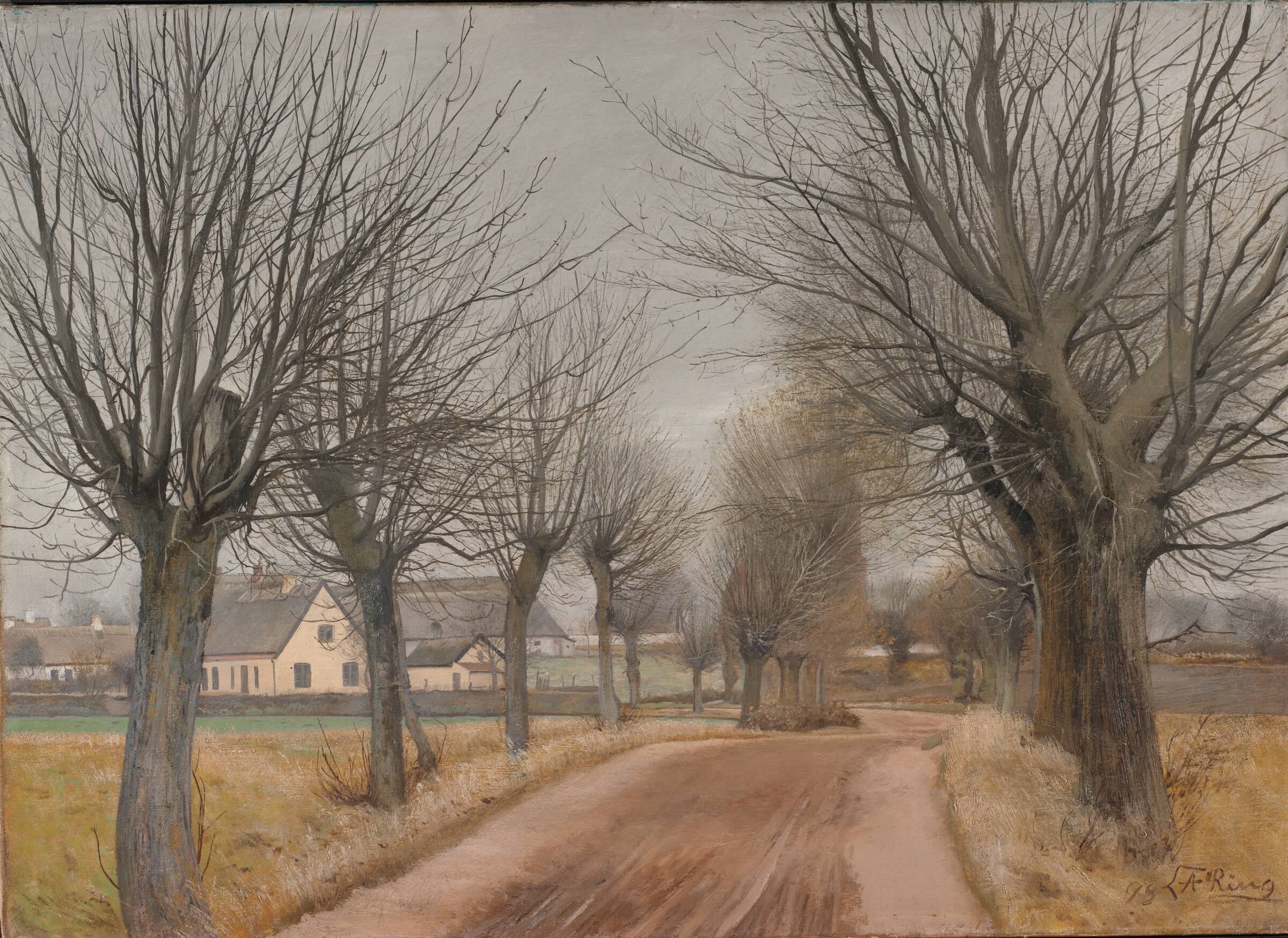 Vej ved Vinderød, L.A. Ring, 1898
