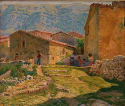 Solskinsformiddag i Civita d'Antino